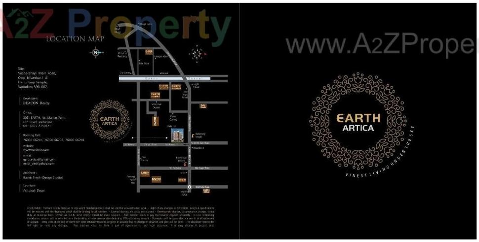  of real estate project Earth Artica (tower  A,b,c,i,j,k,l,m) located at Tandalaja, Vadodara, Gujarat