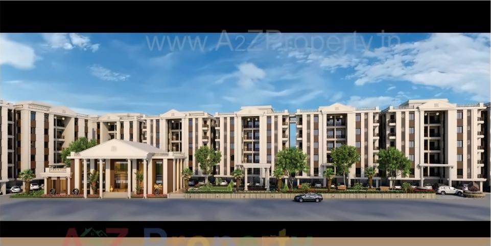 3D Elevation of real estate project Earth Artica (tower  A,b,c,i,j,k,l,m) located at Tandalaja, Vadodara, Gujarat