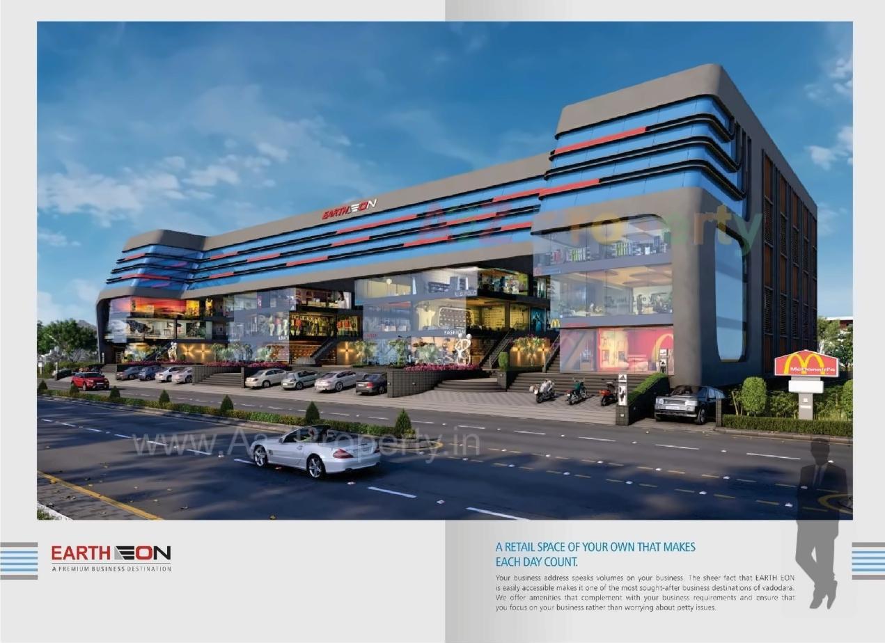 3D Elevation of real estate project Earth Eon located at Sama, Vadodara, Gujarat
