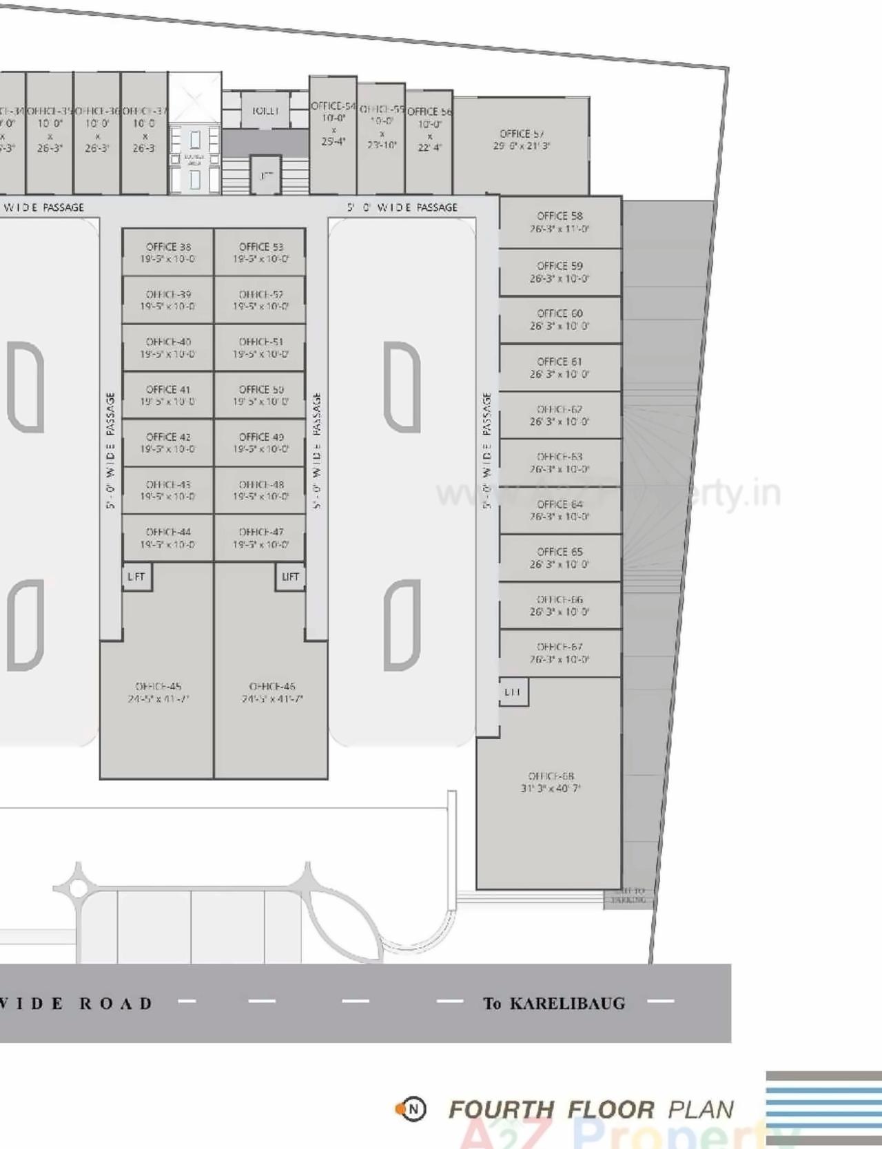 Layout of real estate project Earth Eon located at Sama, Vadodara, Gujarat