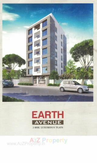 Elevation of real estate project Earth Evenue located at Subhanpura, Vadodara, Gujarat
