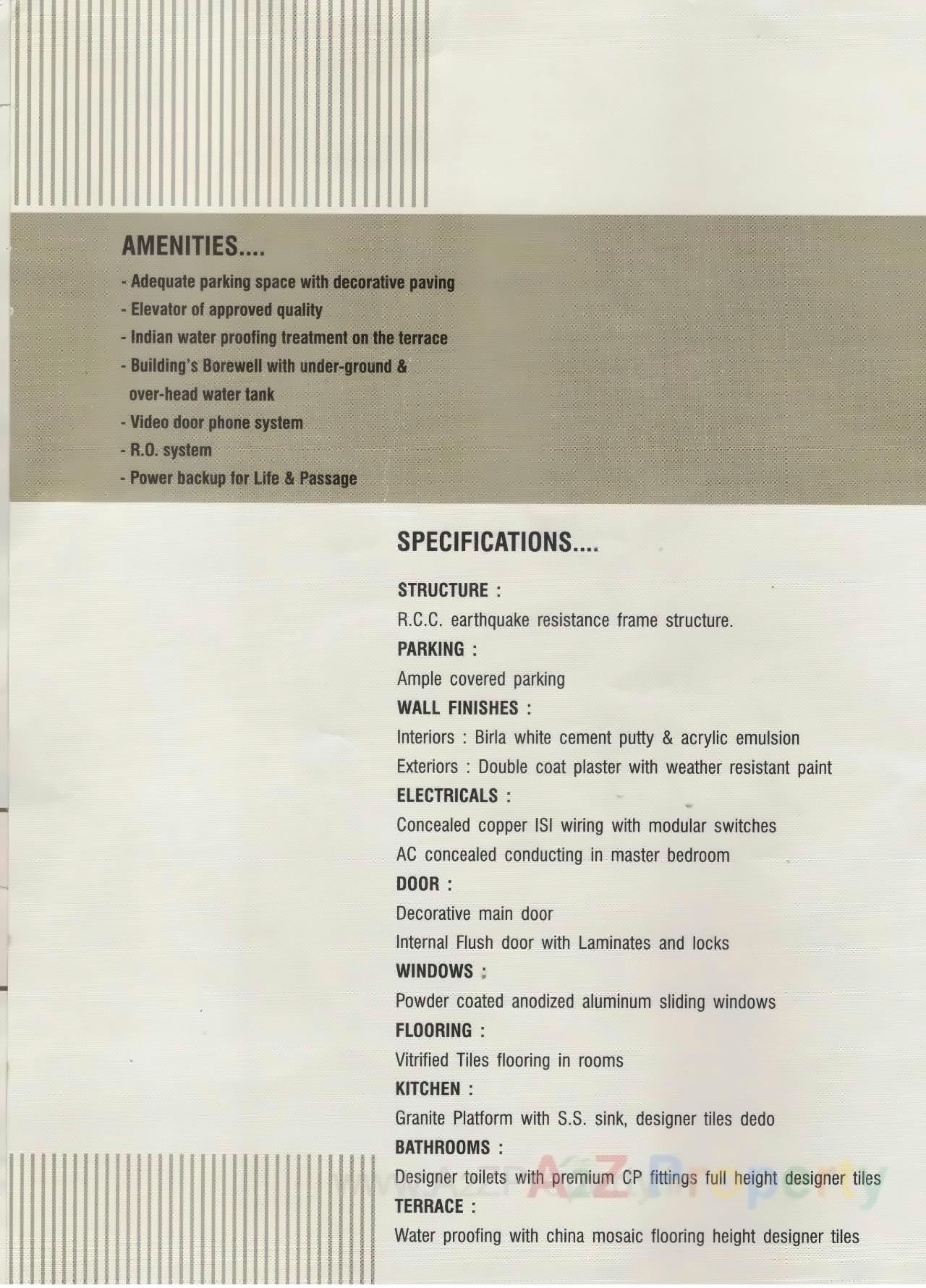  of real estate project Earth Evenue located at Subhanpura, Vadodara, Gujarat