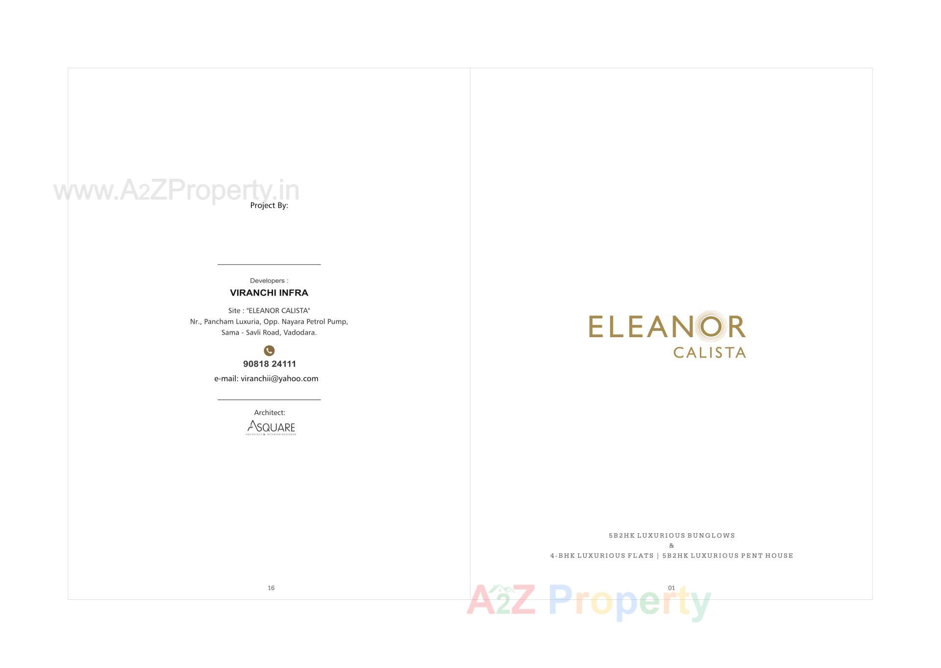  of real estate project Eleanor Calista located at Sama, Vadodara, Gujarat