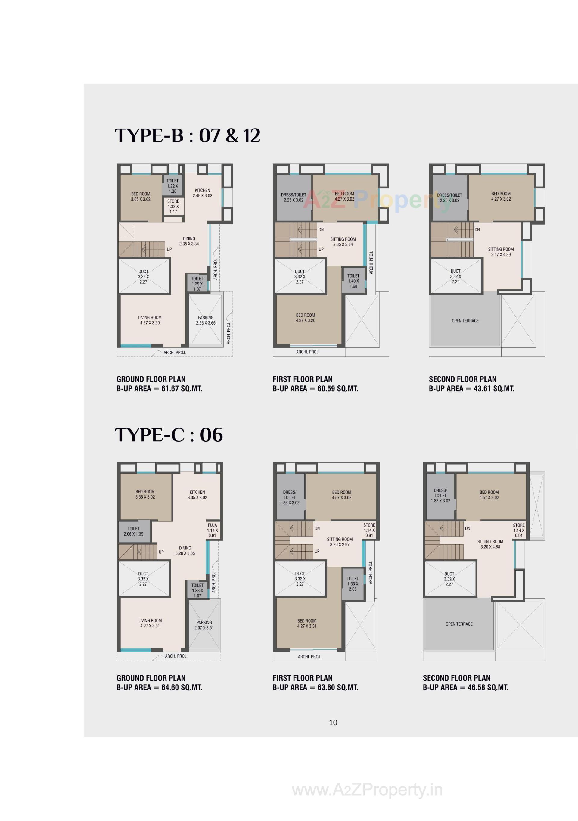 Layout of real estate project Eleanor Calista located at Sama, Vadodara, Gujarat