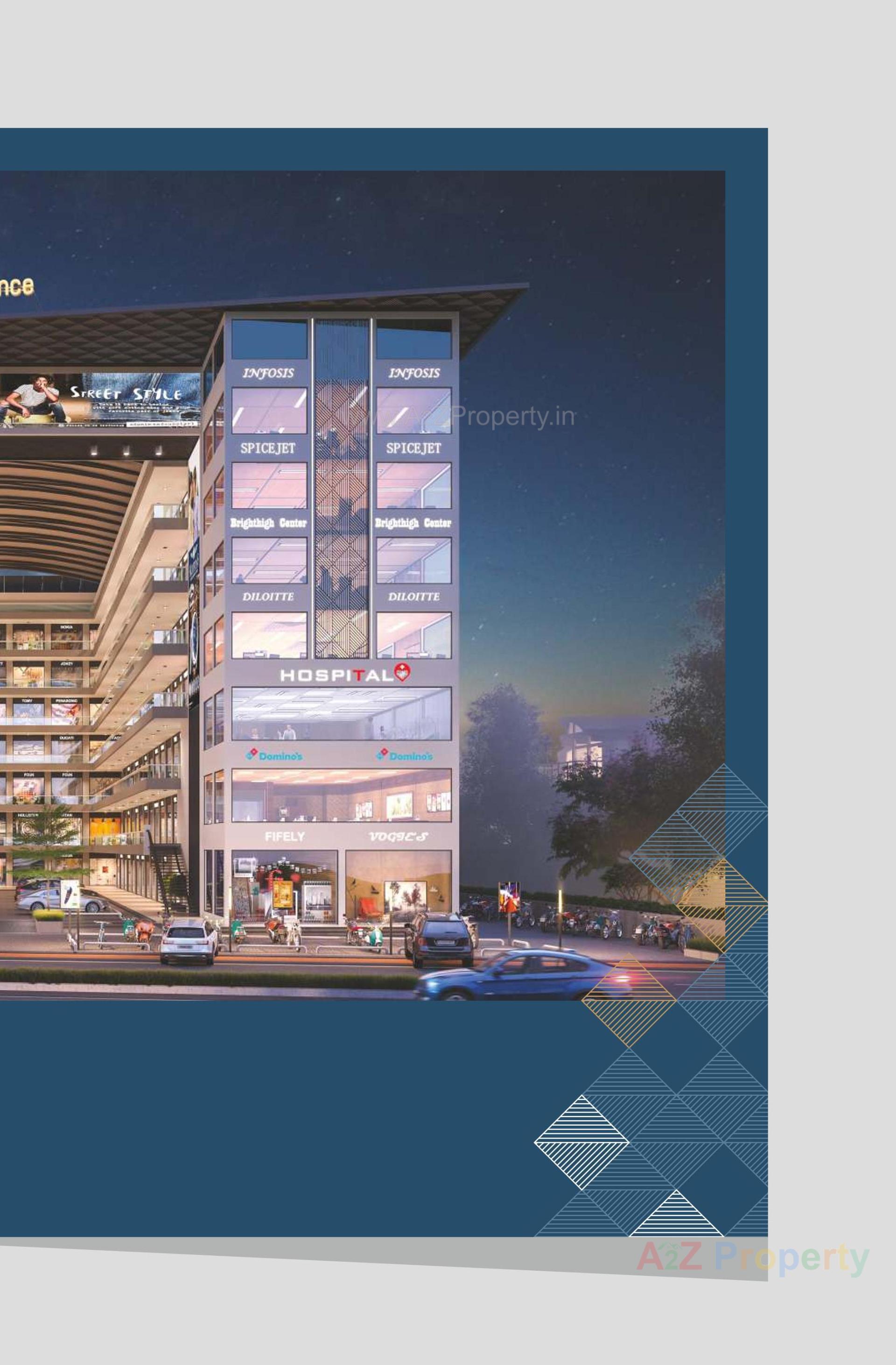 3D Elevation of real estate project Elite Elegance located at Gotri, Vadodara, Gujarat