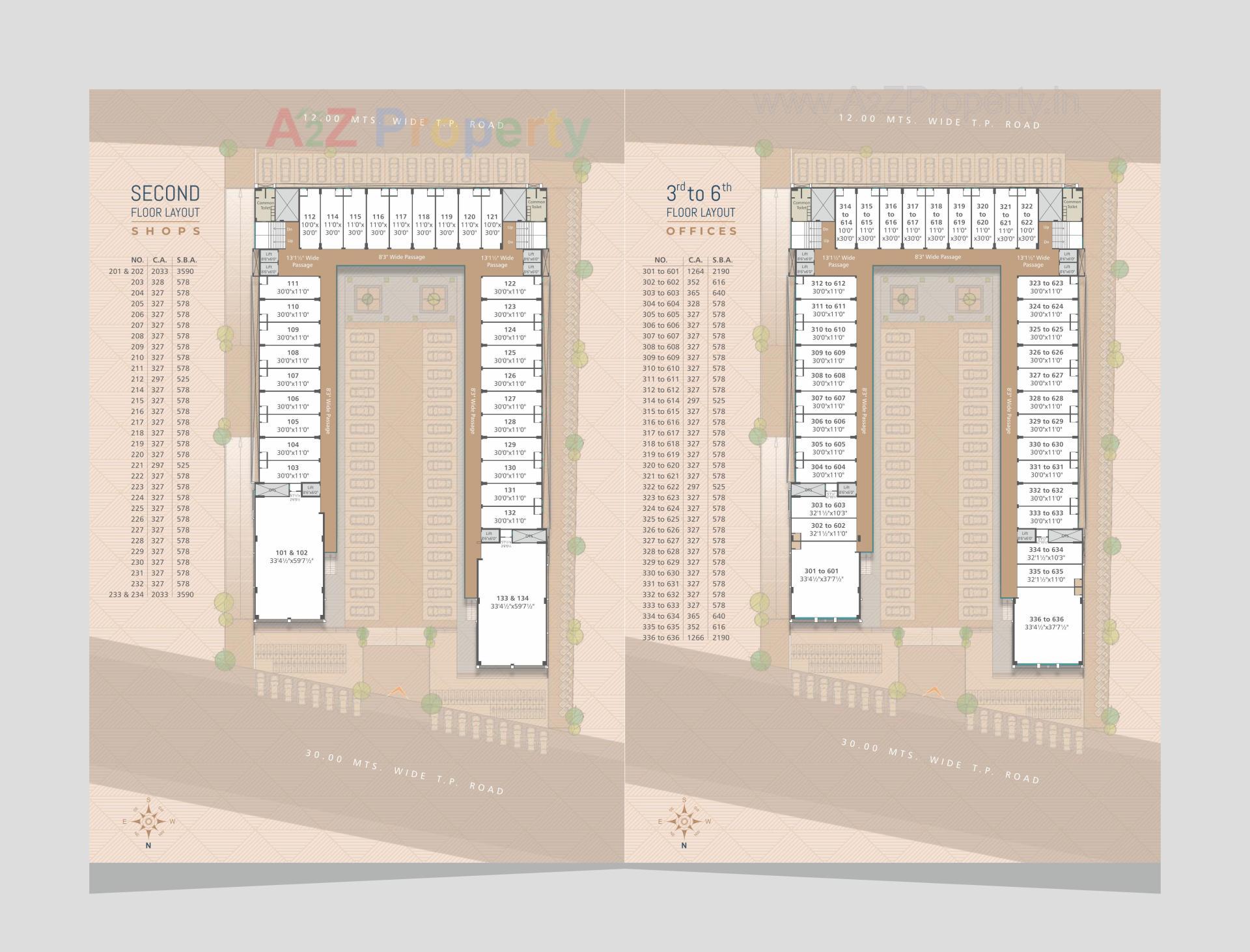 Layout of real estate project Elite Elegance located at Gotri, Vadodara, Gujarat