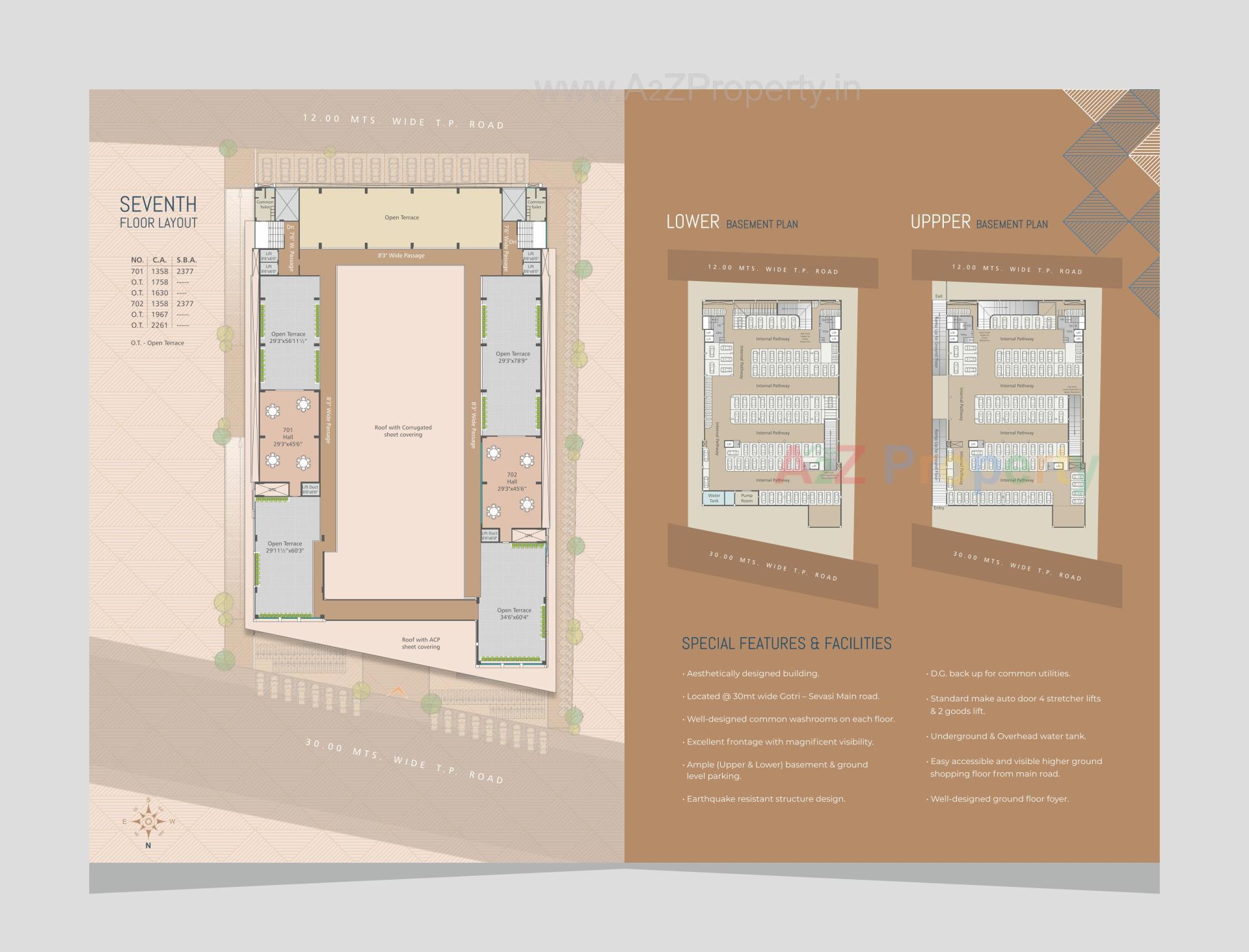 Layout of real estate project Elite Elegance located at Gotri, Vadodara, Gujarat