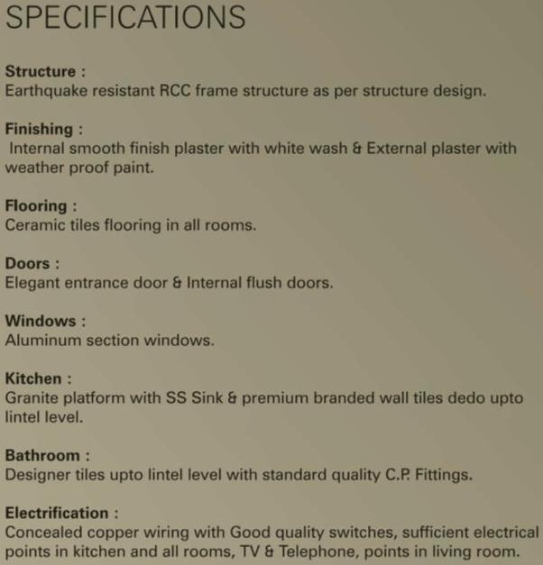 Project Specifications