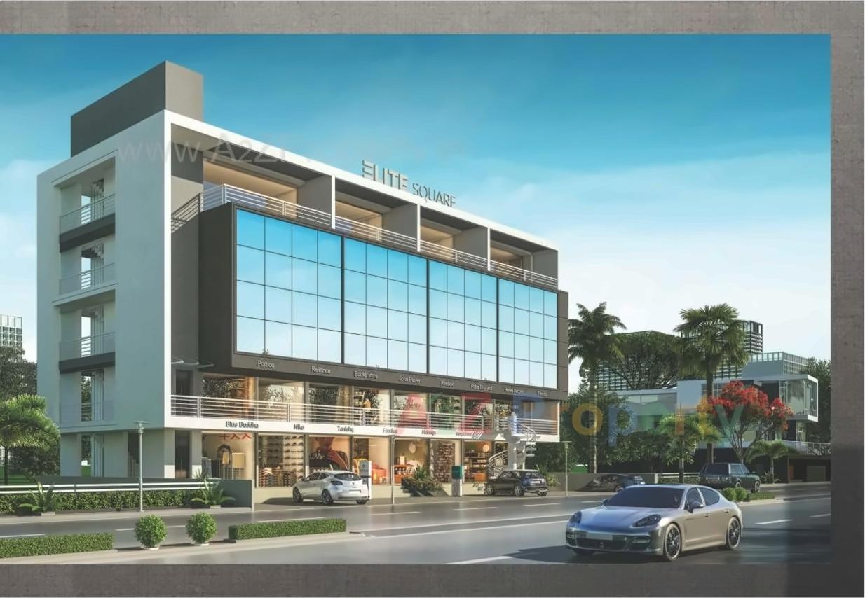 3D Elevation of real estate project Elite Square located at Tandalaja, Vadodara, Gujarat