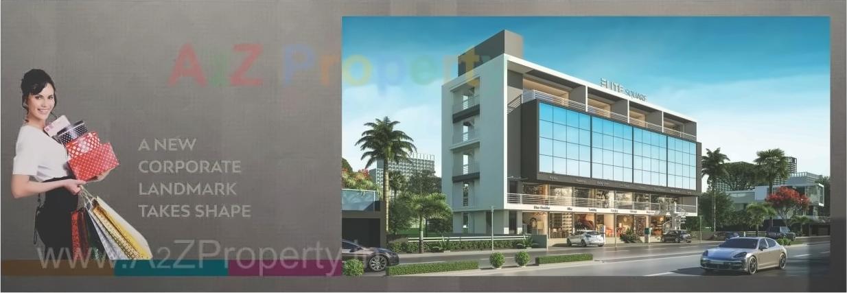 3D Elevation of real estate project Elite Square located at Tandalaja, Vadodara, Gujarat