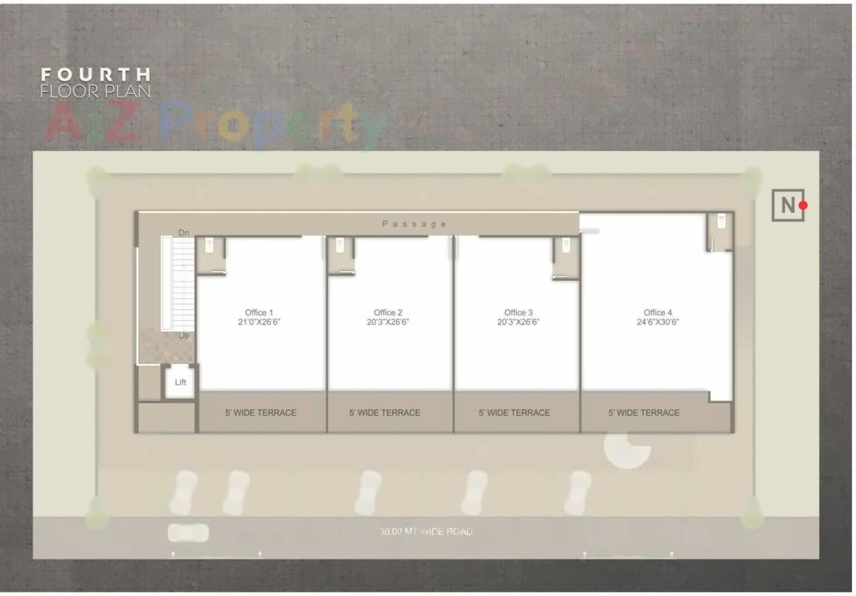 Layout of real estate project Elite Square located at Tandalaja, Vadodara, Gujarat
