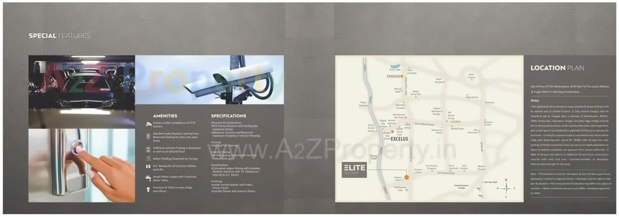  of real estate project Elite Square located at Tandalaja, Vadodara, Gujarat