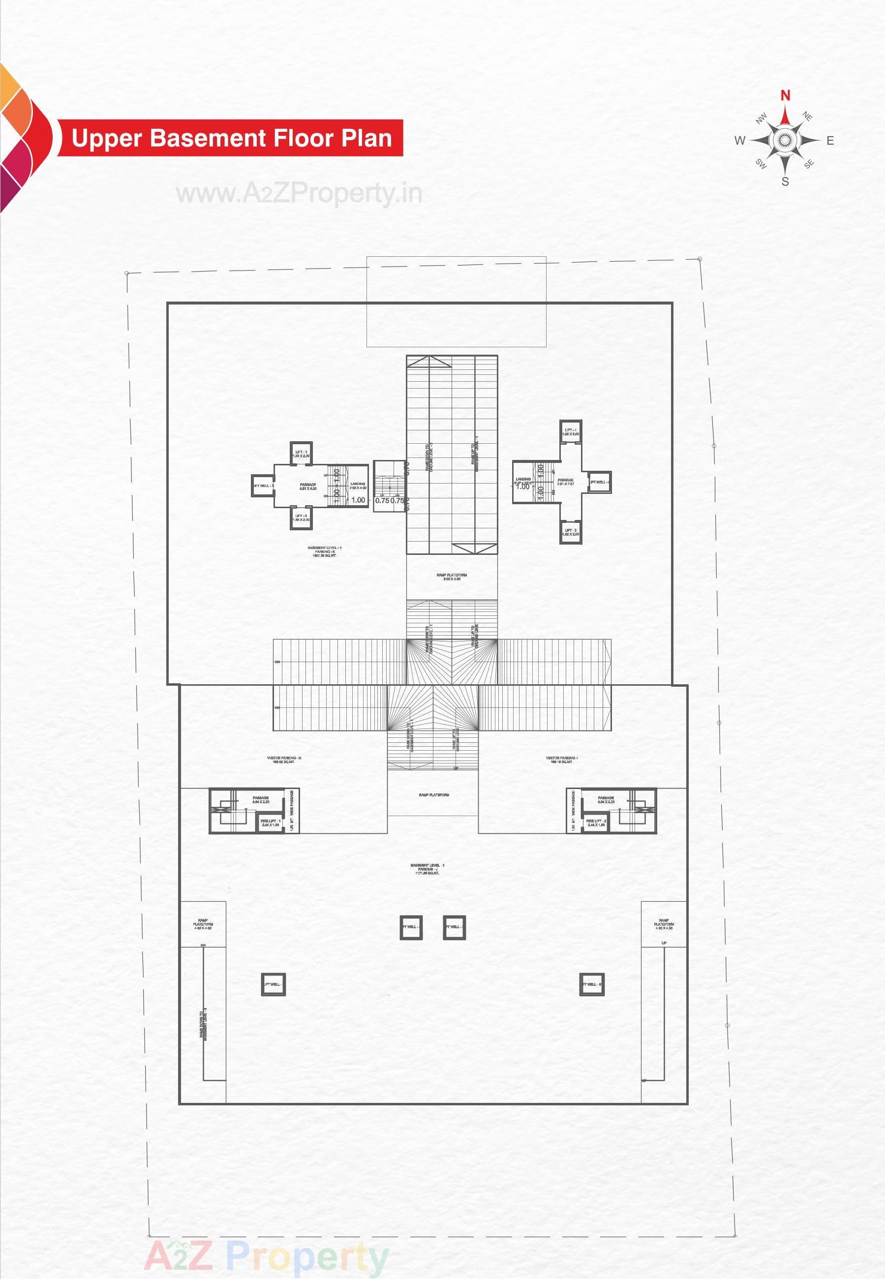 Layout of real estate project Embe Opulence located at Manjalpur, Vadodara, Gujarat