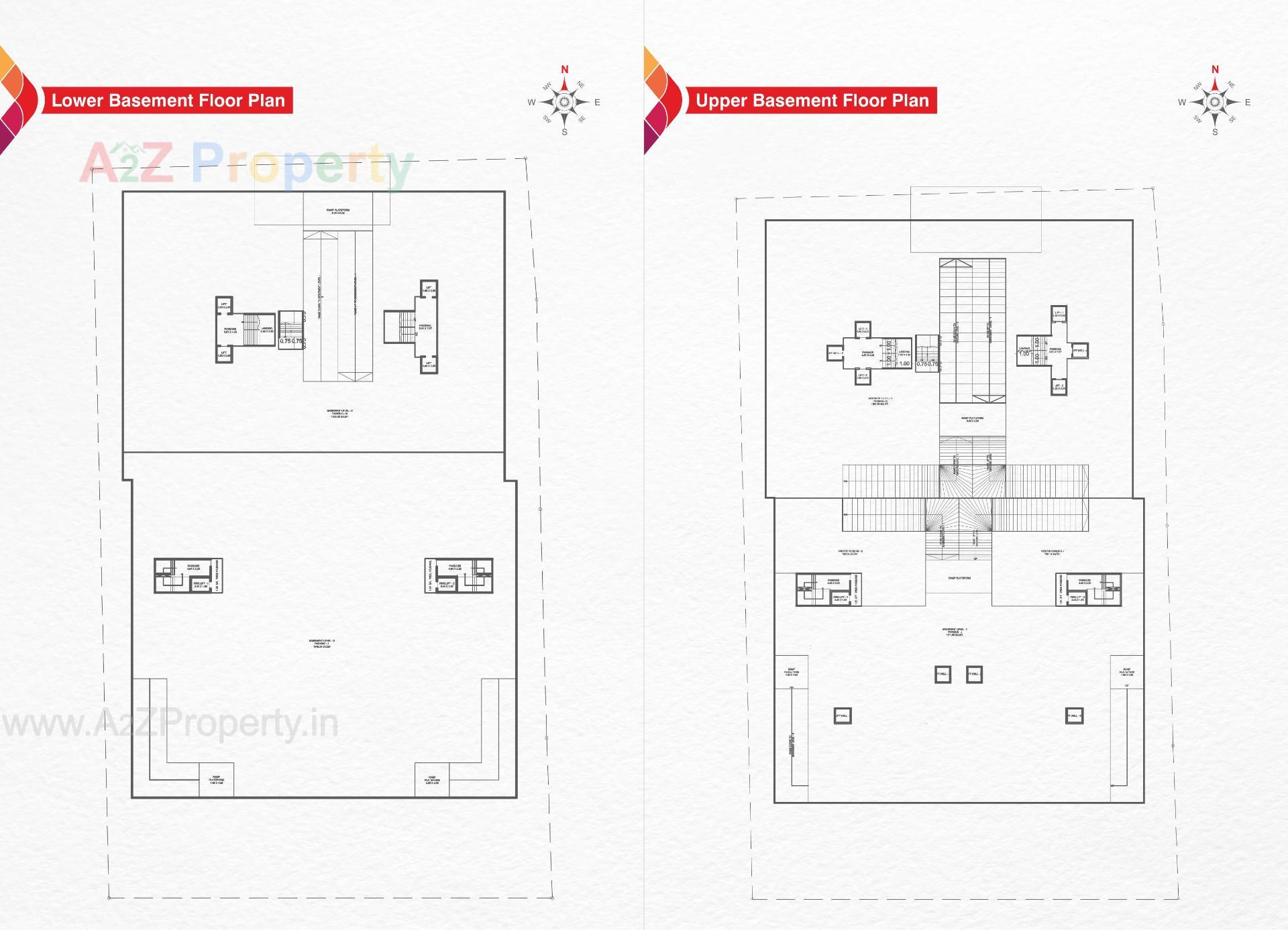 Layout of real estate project Embe Opulence located at Manjalpur, Vadodara, Gujarat
