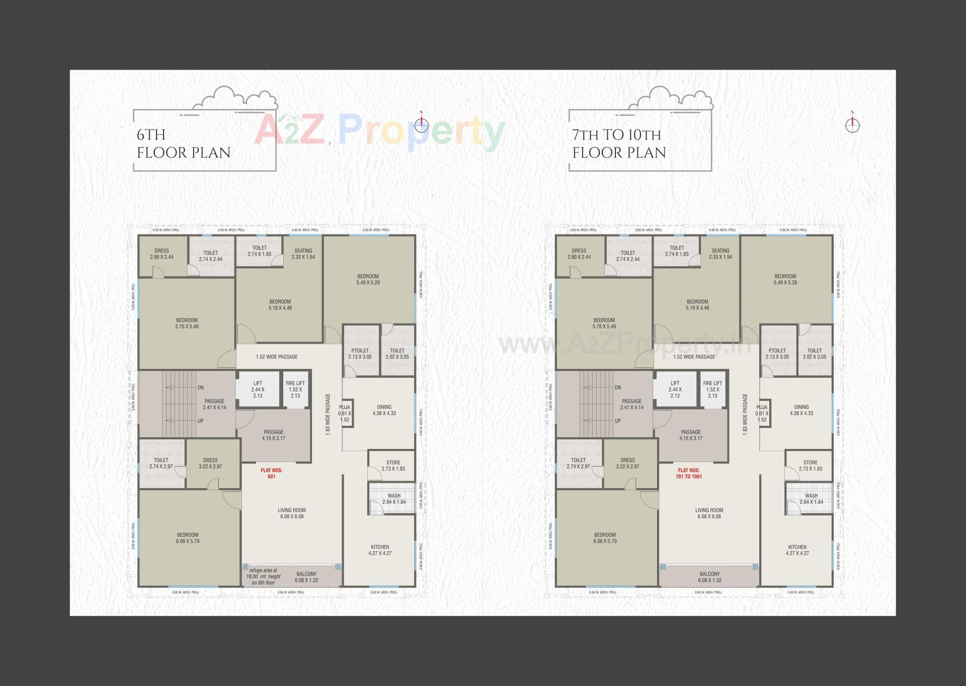 Layout of real estate project Emerald Sky View located at Neral, Vadodara, Gujarat