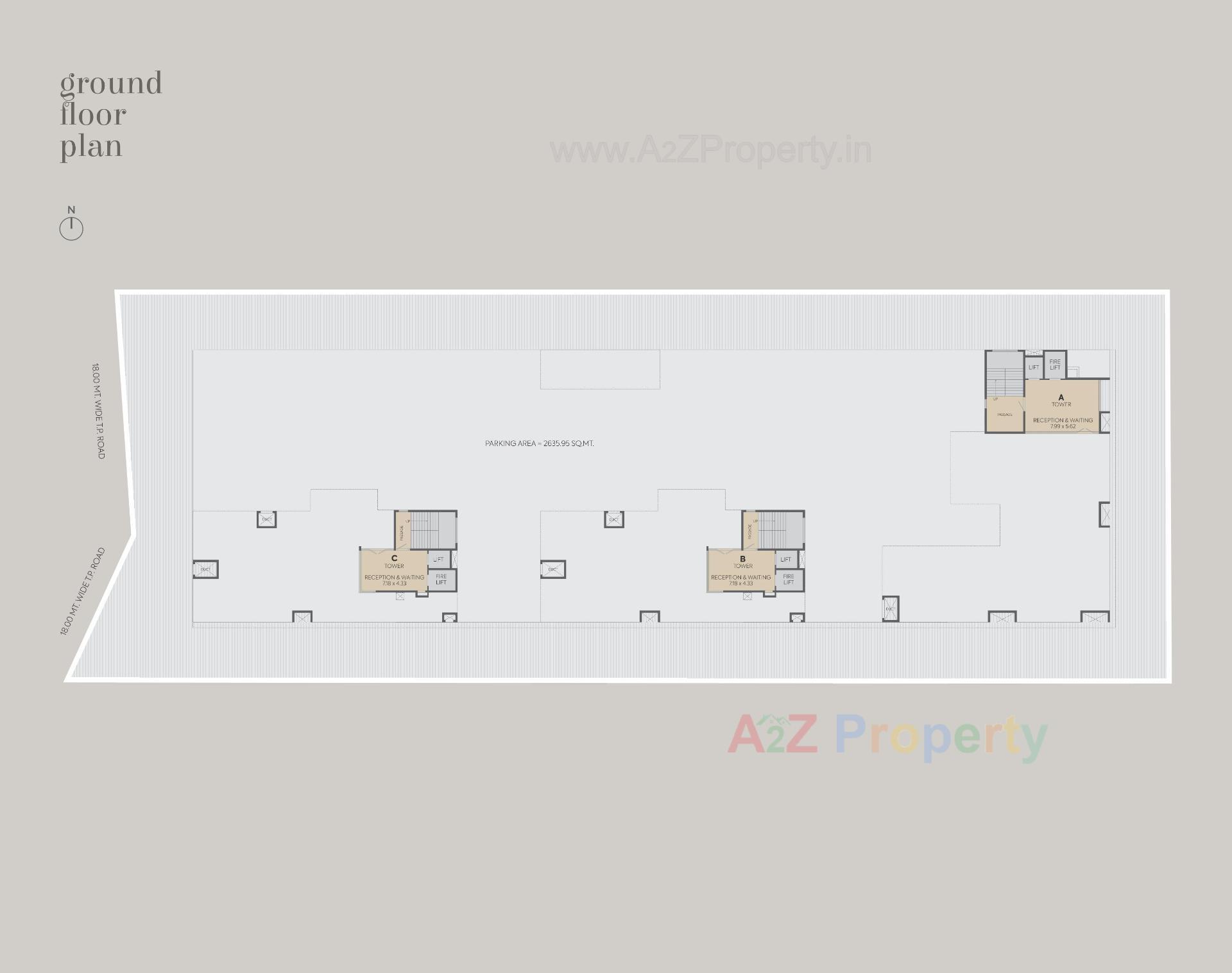 Layout of real estate project Eminence located at Gotri, Vadodara, Gujarat