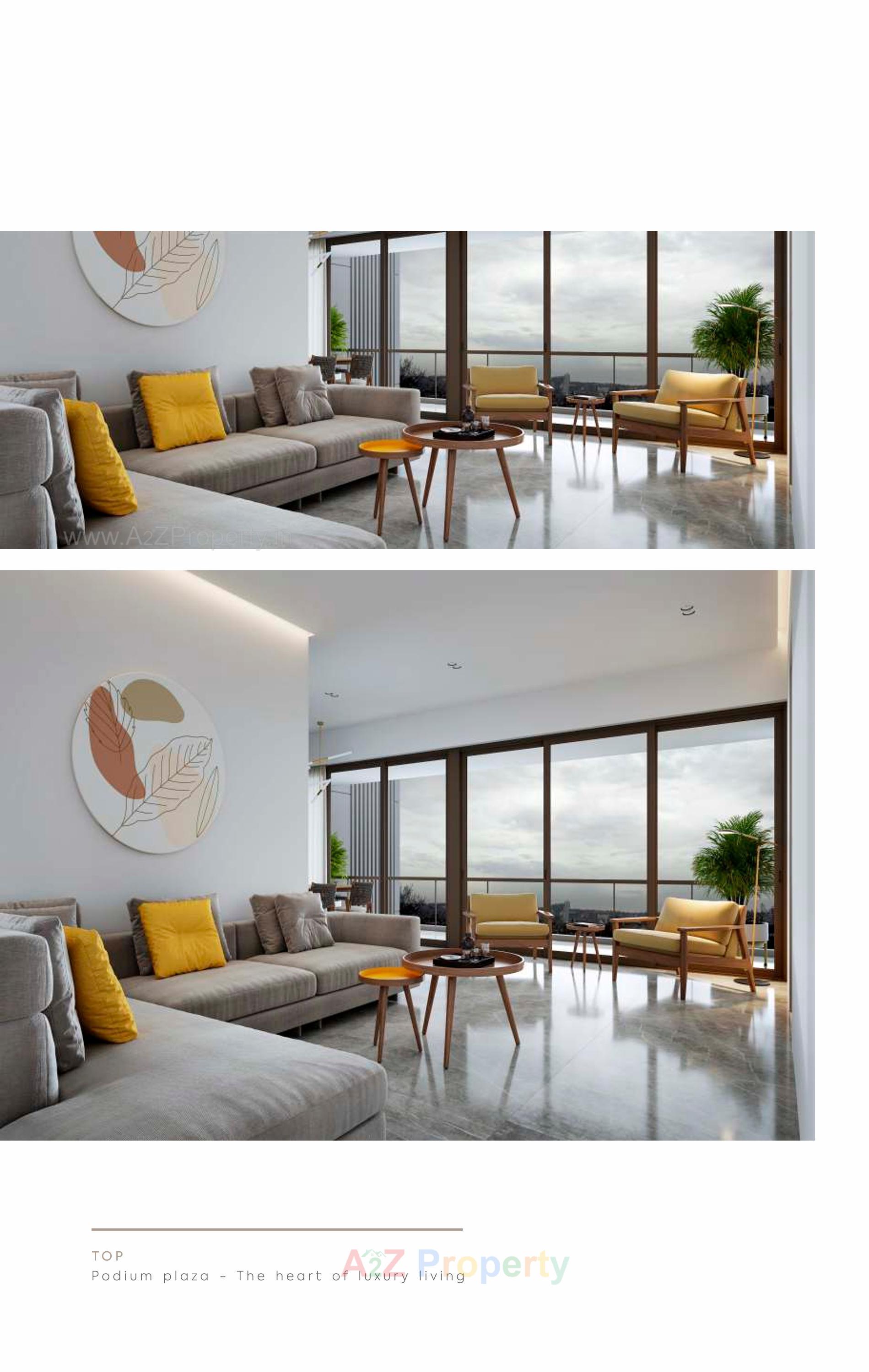 3D Elevation of real estate project Eminence located at Gotri, Vadodara, Gujarat