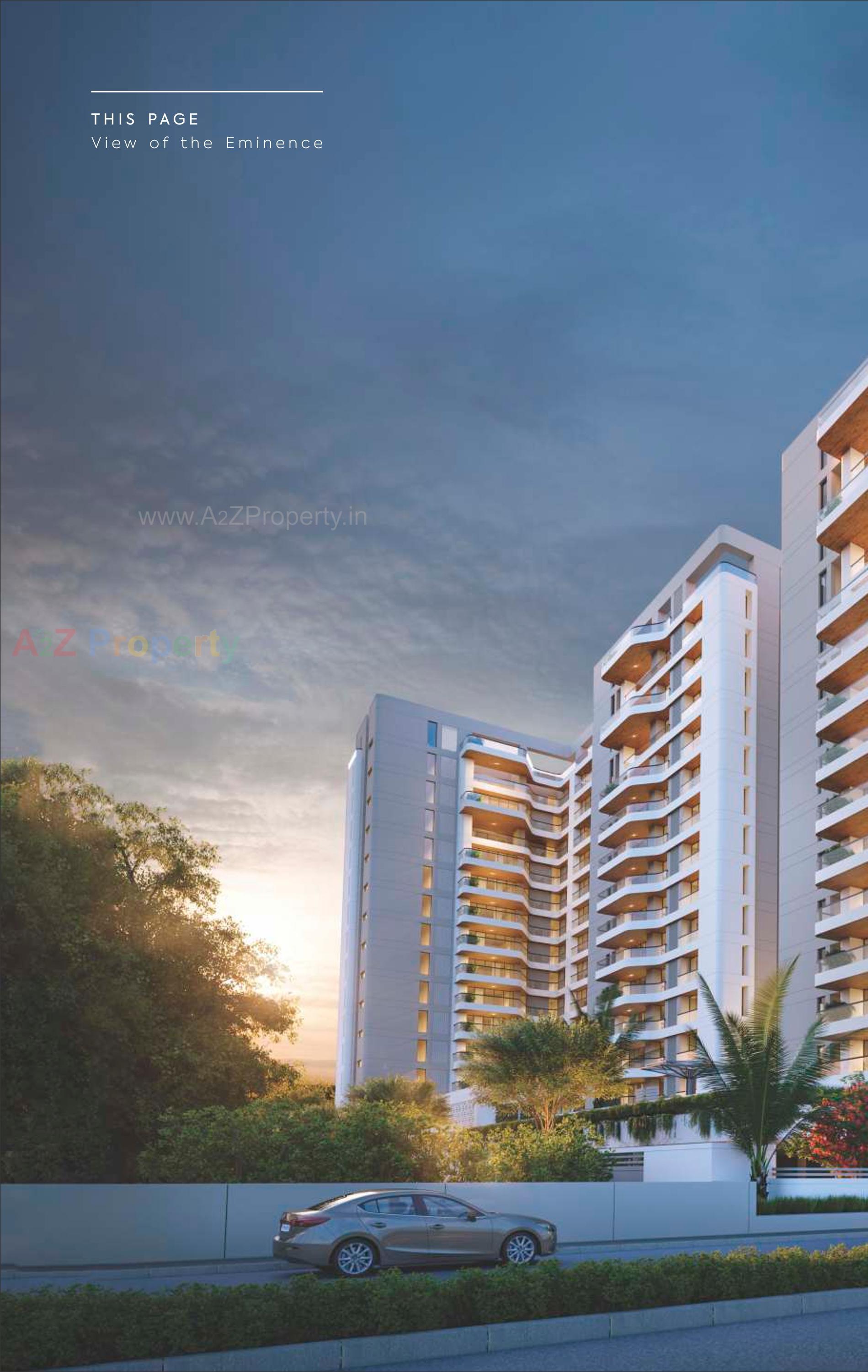 3D Elevation of real estate project Eminence located at Gotri, Vadodara, Gujarat