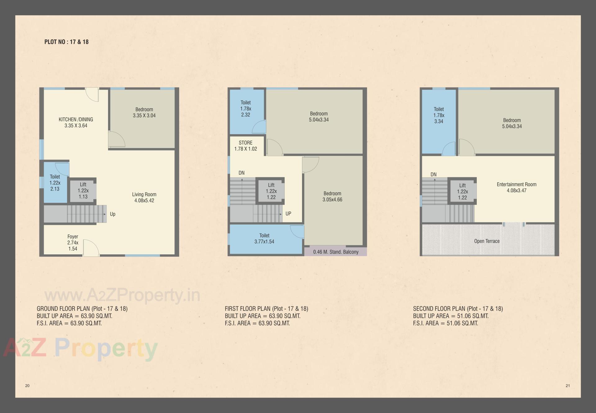 Layout of real estate project Emirates Hills Villas located at Tandalja, Vadodara, Gujarat