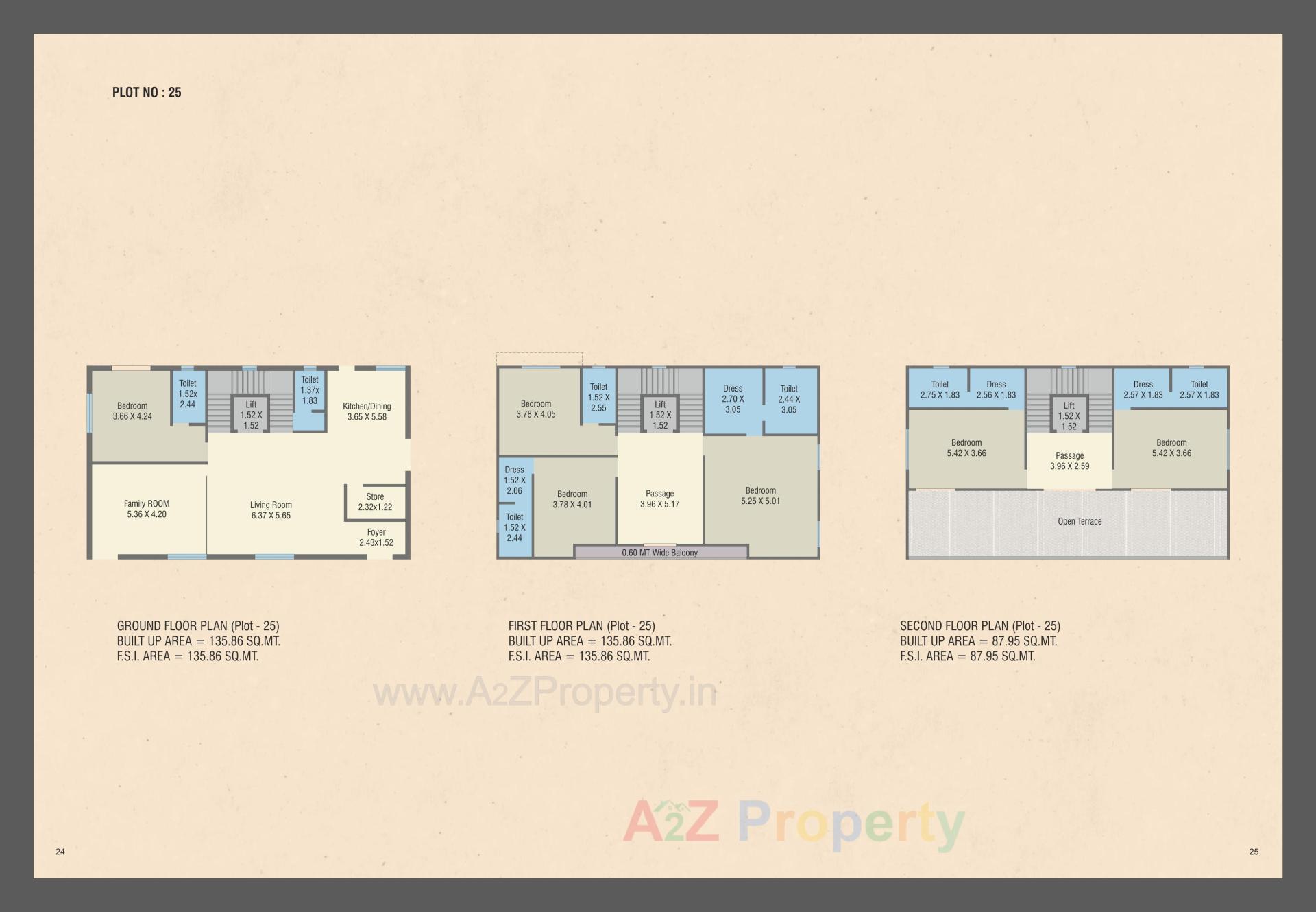 Layout of real estate project Emirates Hills Villas located at Tandalja, Vadodara, Gujarat