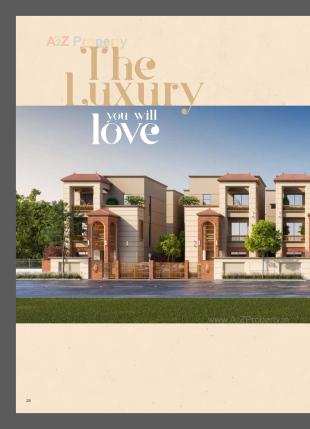 Elevation of real estate project Emirates Hills Villas located at Tandalja, Vadodara, Gujarat