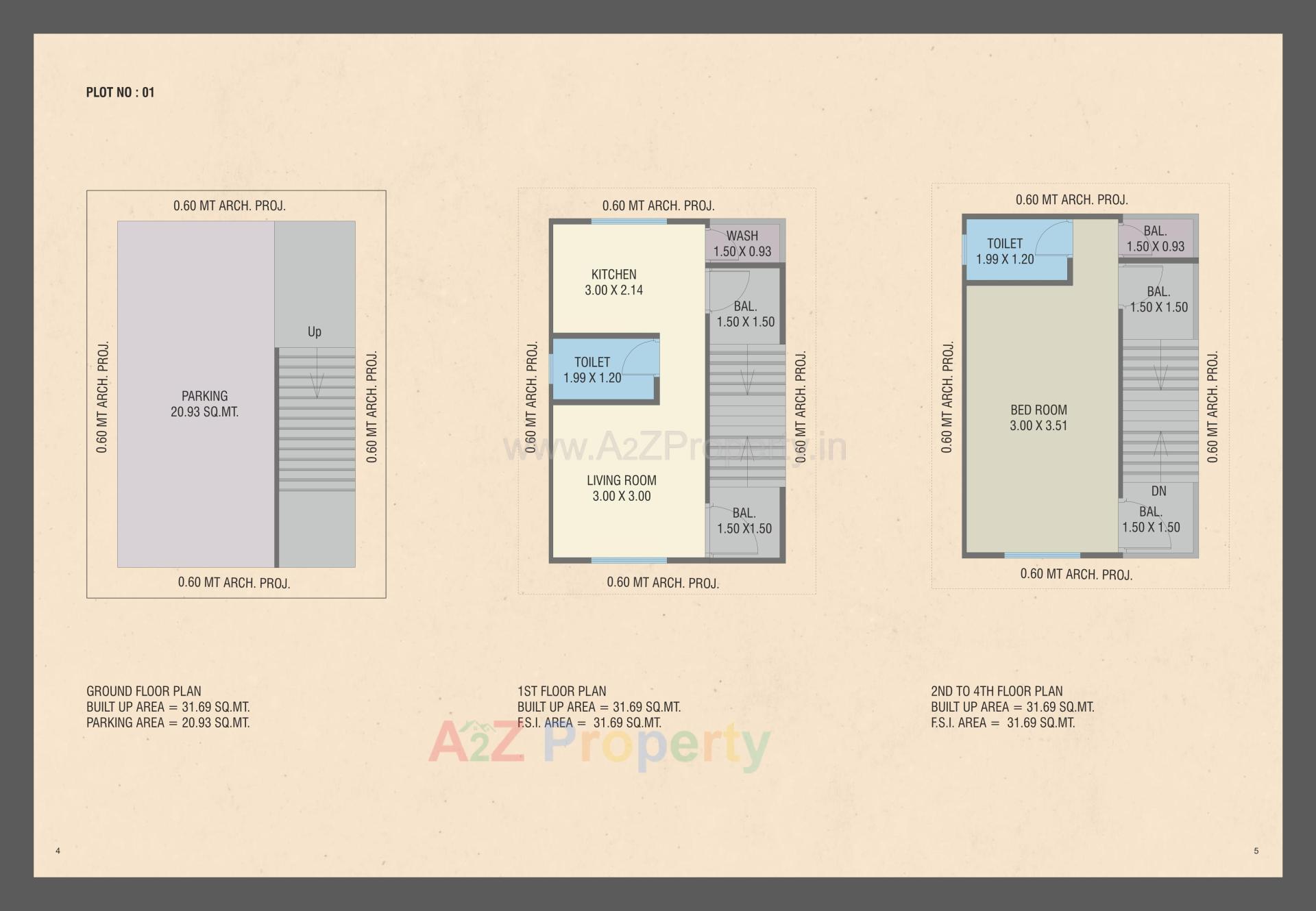 Layout of real estate project Emirates Hills Villas located at Tandalja, Vadodara, Gujarat