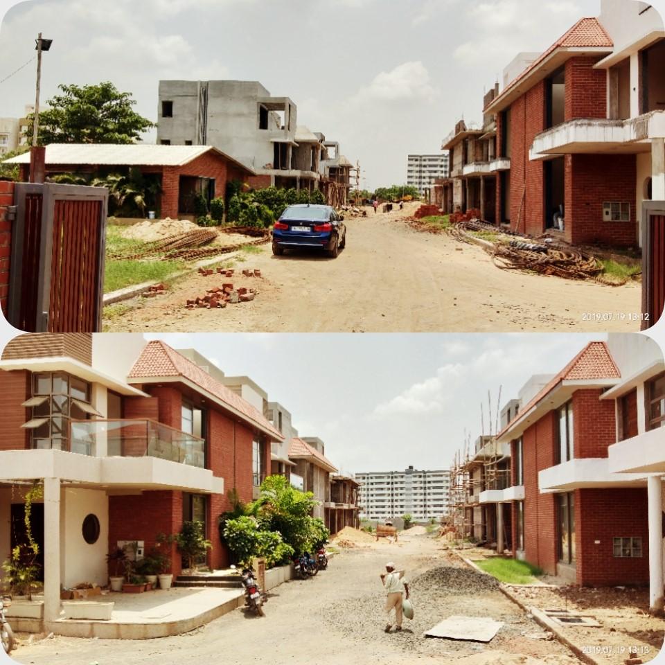 175562_const of real estate project Empyrean Grassfields located at Sevasi, Vadodara, Gujarat