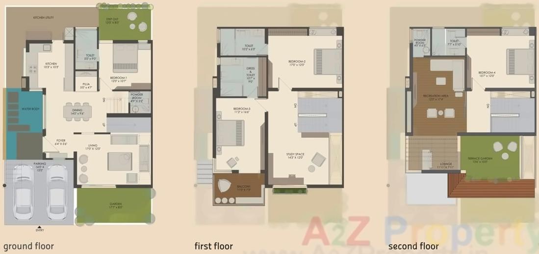 Layout of real estate project Empyrean Grassfields located at Sevasi, Vadodara, Gujarat
