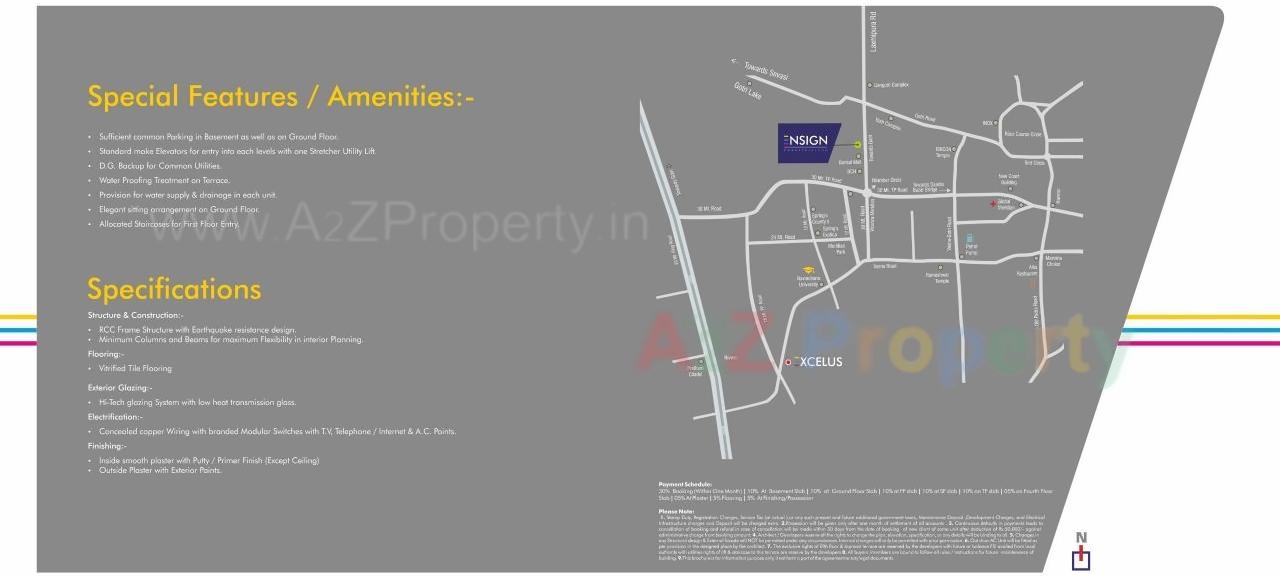  of real estate project Ensign located at Gotri, Vadodara, Gujarat