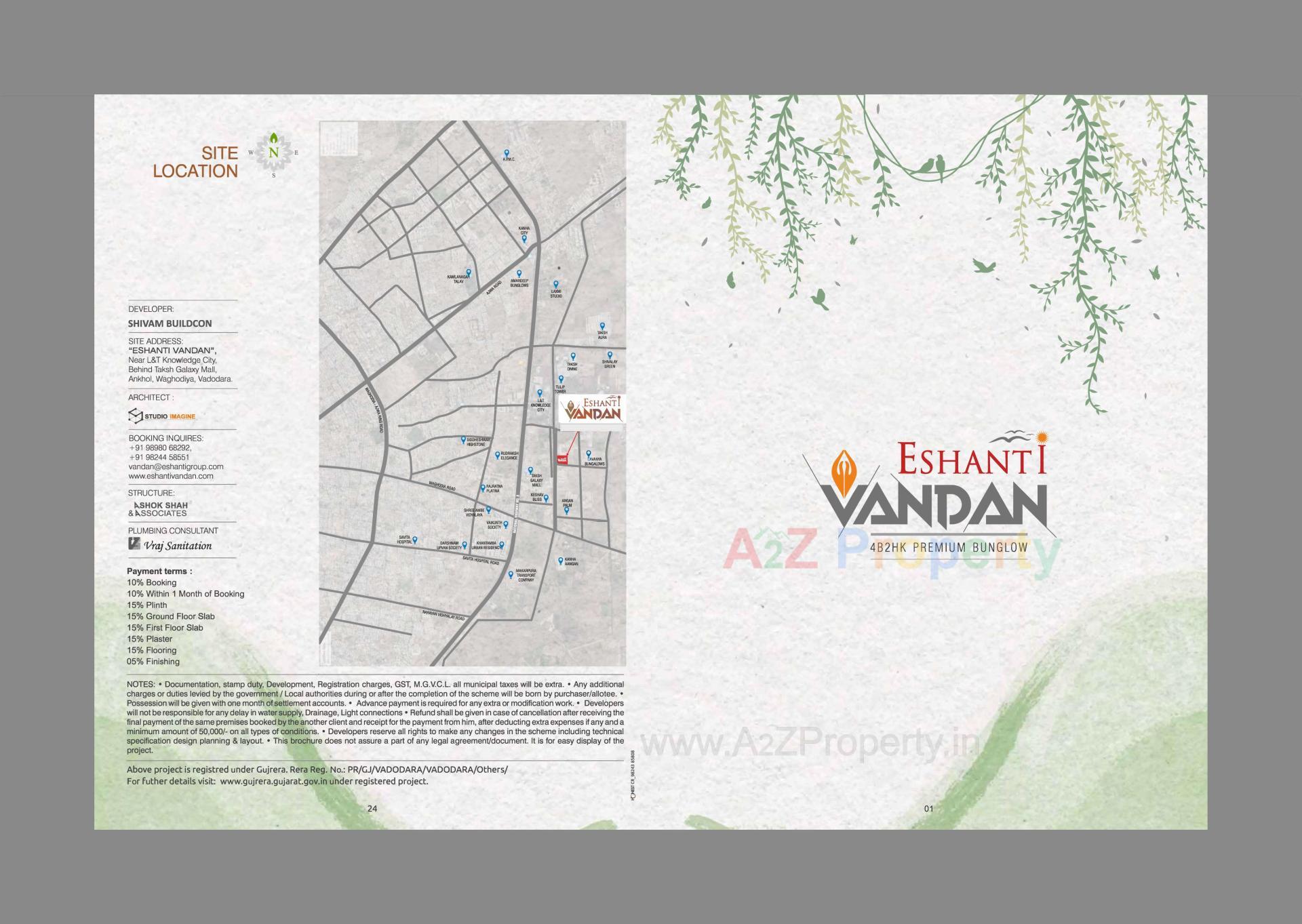  of real estate project Eshanti Vandan located at Ankhol, Vadodara, Gujarat