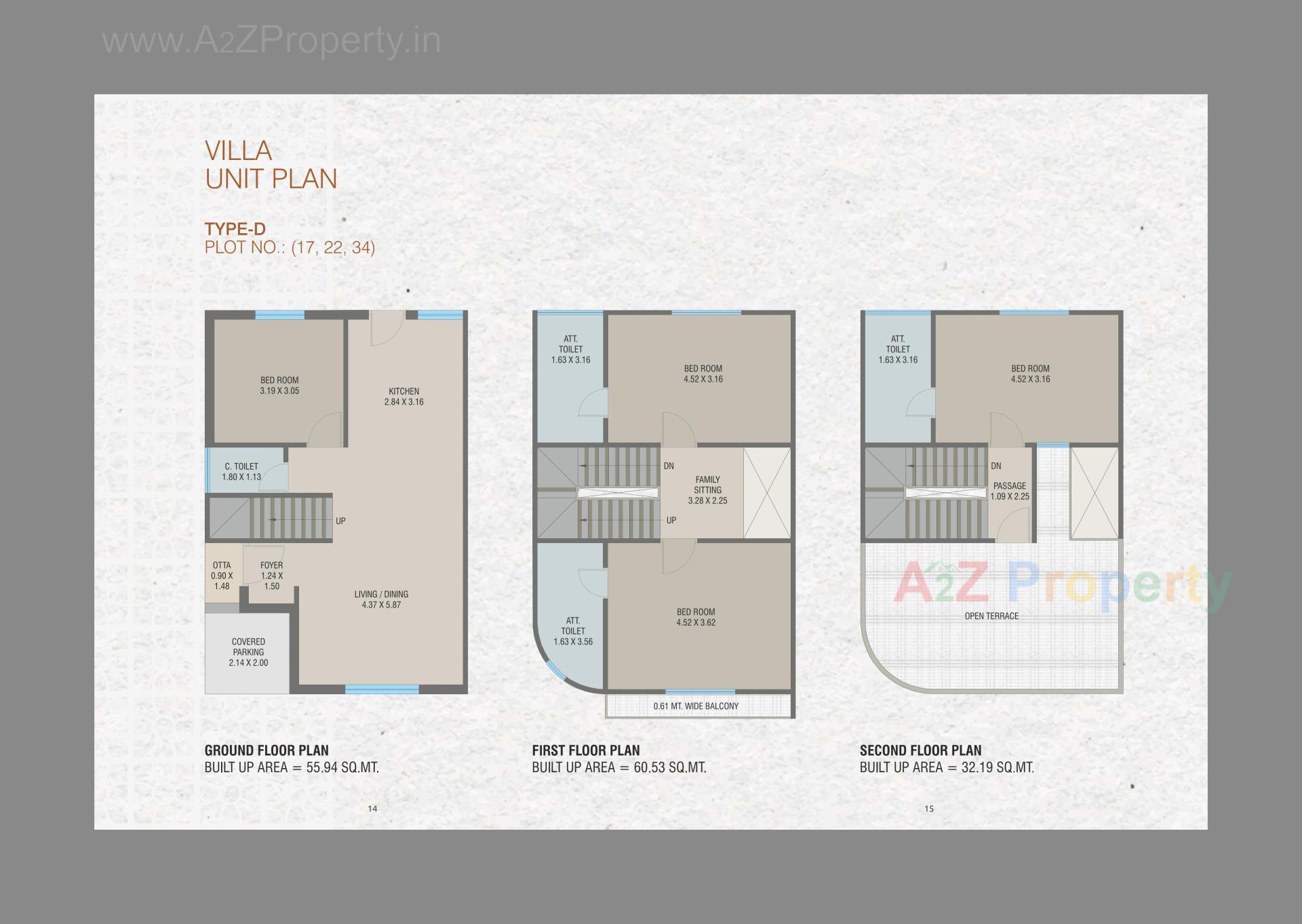 Layout of real estate project Eshanti Vandan located at Ankhol, Vadodara, Gujarat