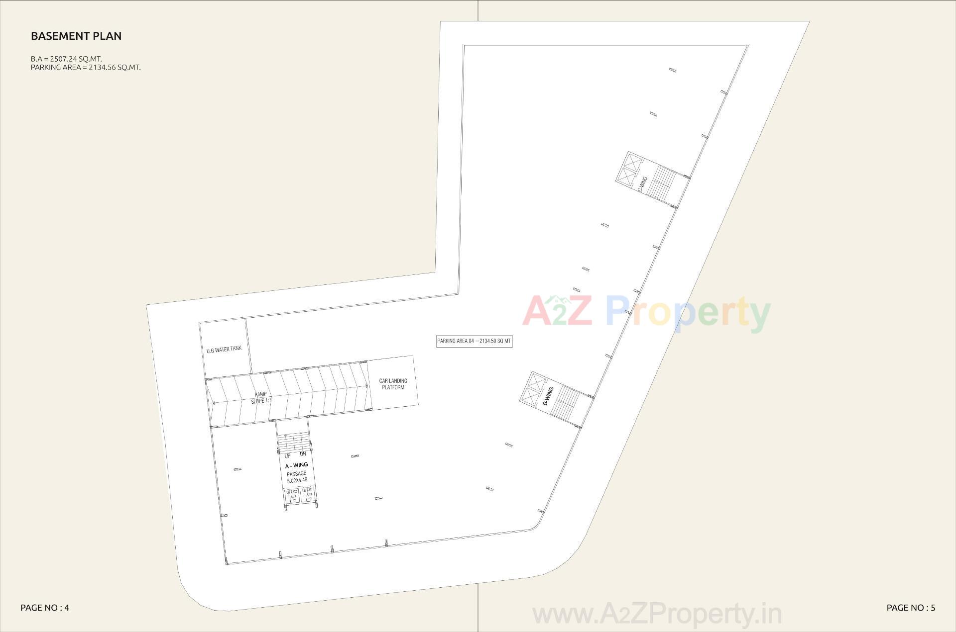 Layout of real estate project Eshanya Solitaire located at Undera, Vadodara, Gujarat