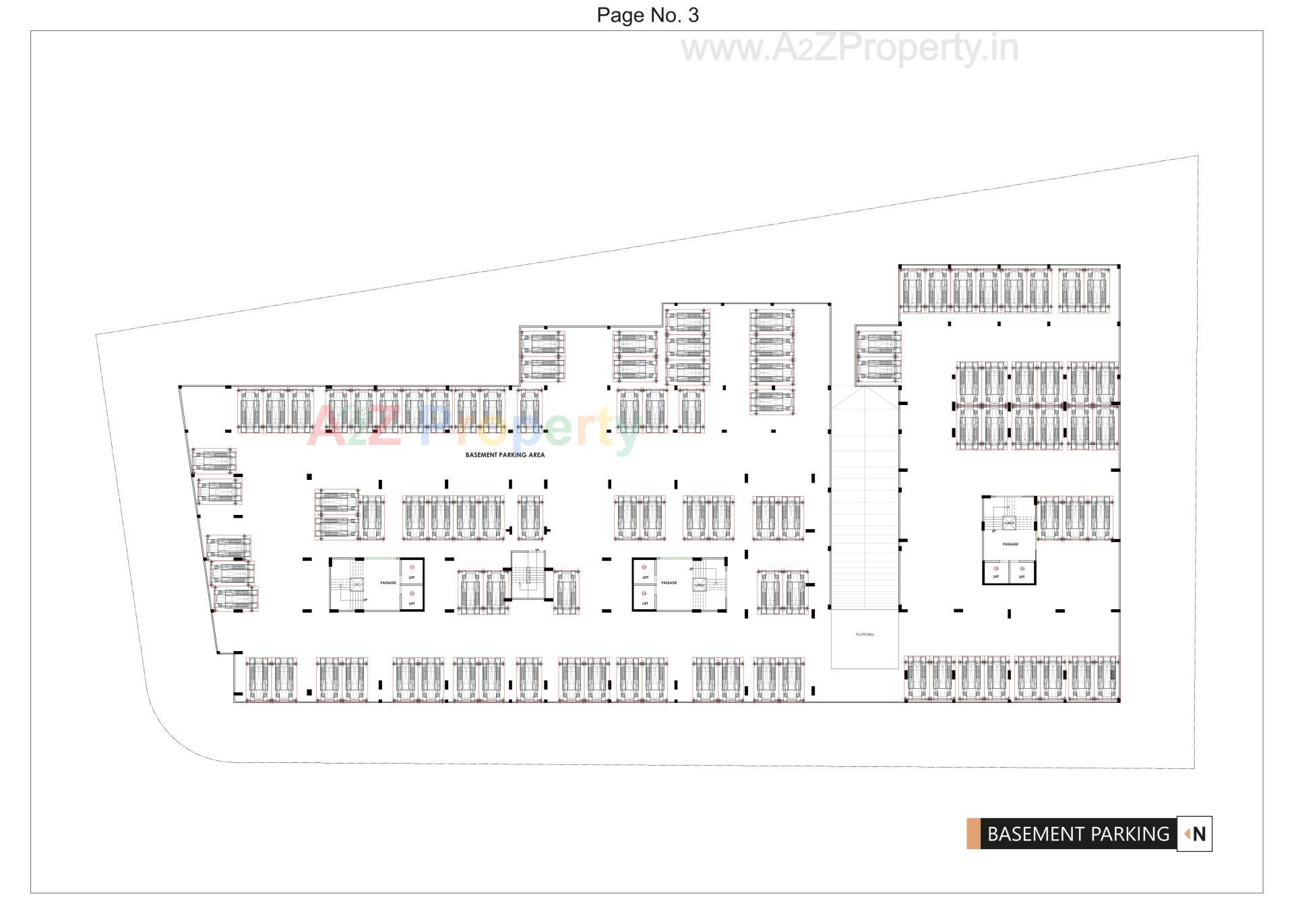 Layout of real estate project Everest Antara located at Bhayli, Vadodara, Gujarat