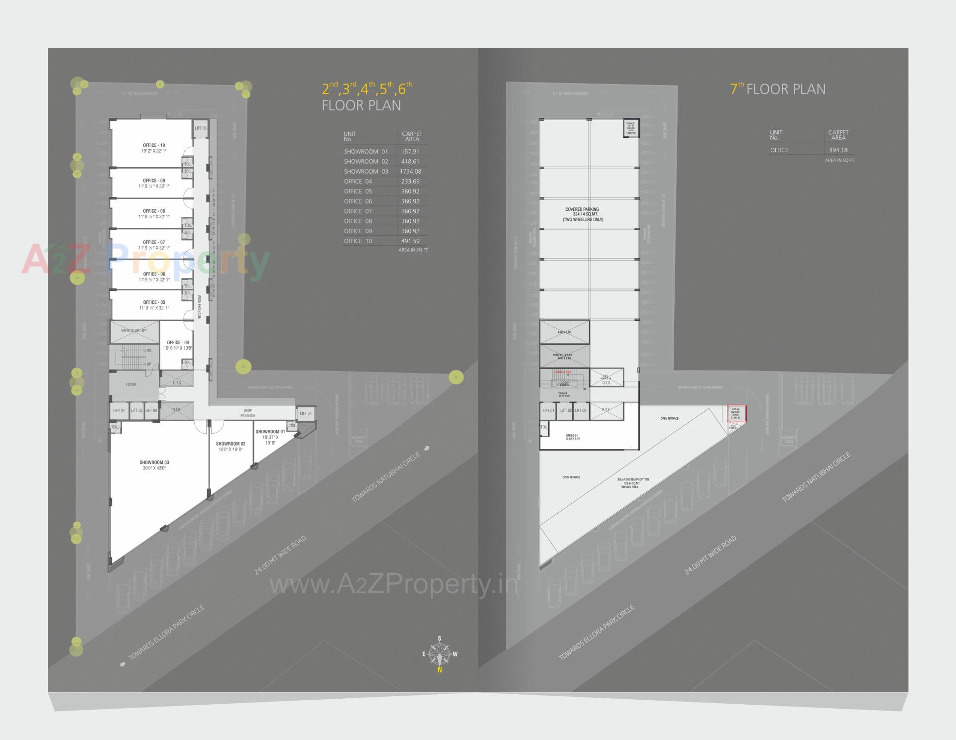 Layout of real estate project Everest Onyx located at Jetalpur, Vadodara, Gujarat