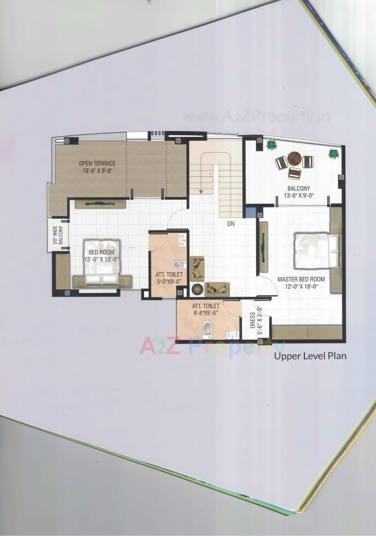 Layout of real estate project Everest Pentagon located at Gotri, Vadodara, Gujarat