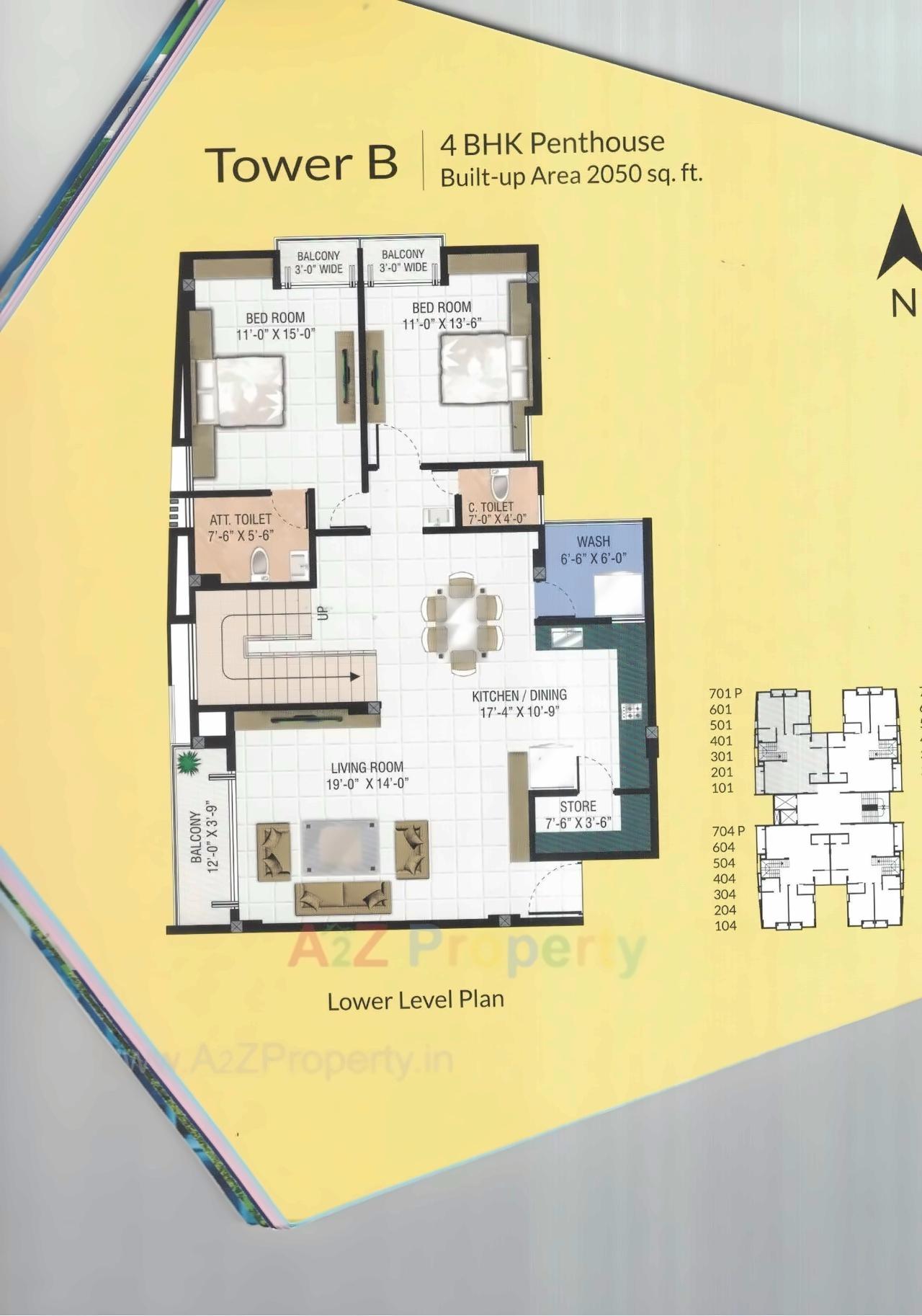 Layout of real estate project Everest Pentagon located at Gotri, Vadodara, Gujarat