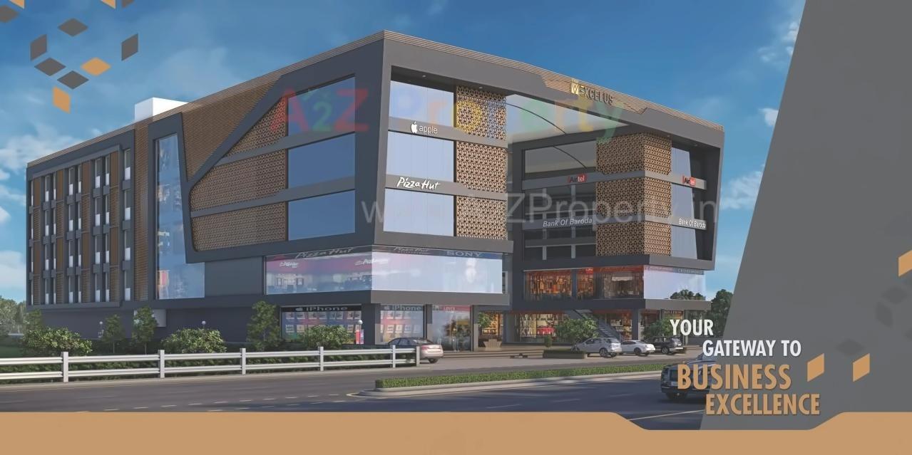 3D Elevation of real estate project Excelus located at Bhayli, Vadodara, Gujarat