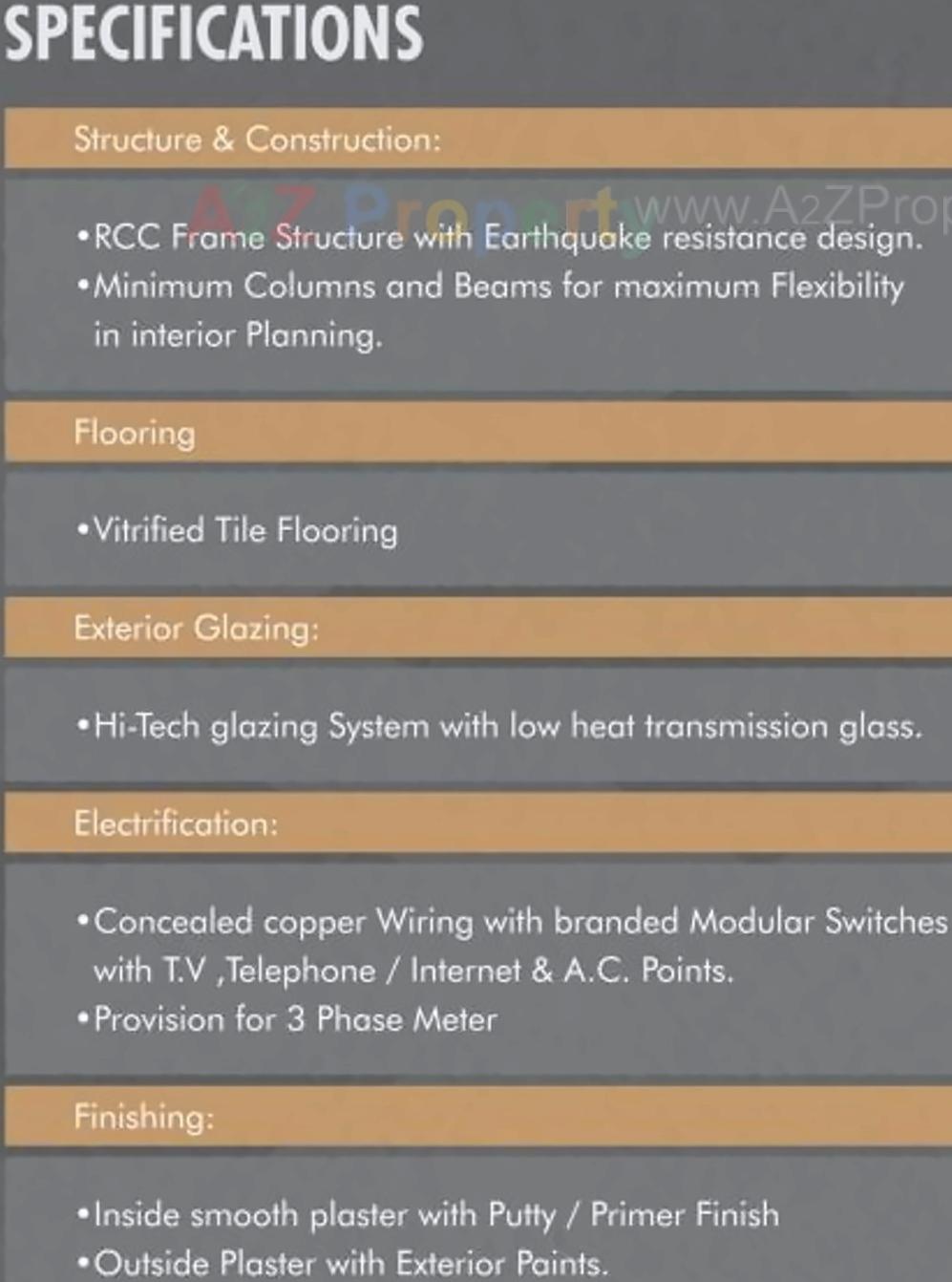  of real estate project Excelus located at Bhayli, Vadodara, Gujarat