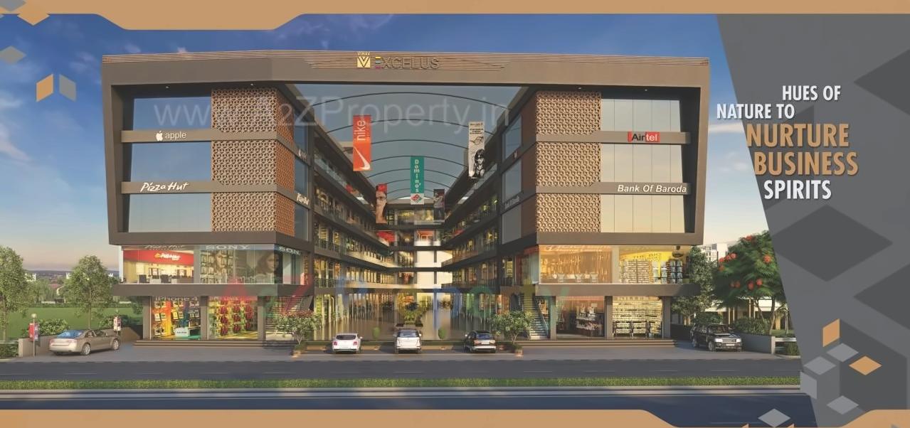 3D Elevation of real estate project Excelus located at Bhayli, Vadodara, Gujarat