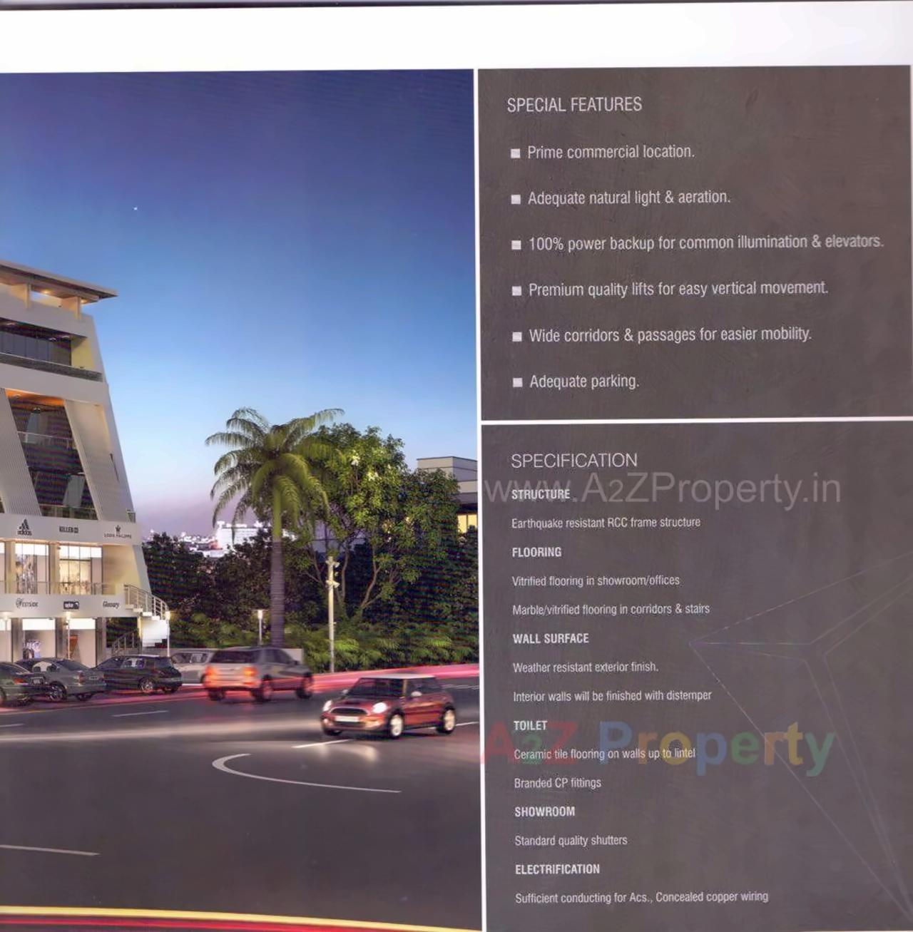  of real estate project Facet Square located at Bhayli, Vadodara, Gujarat