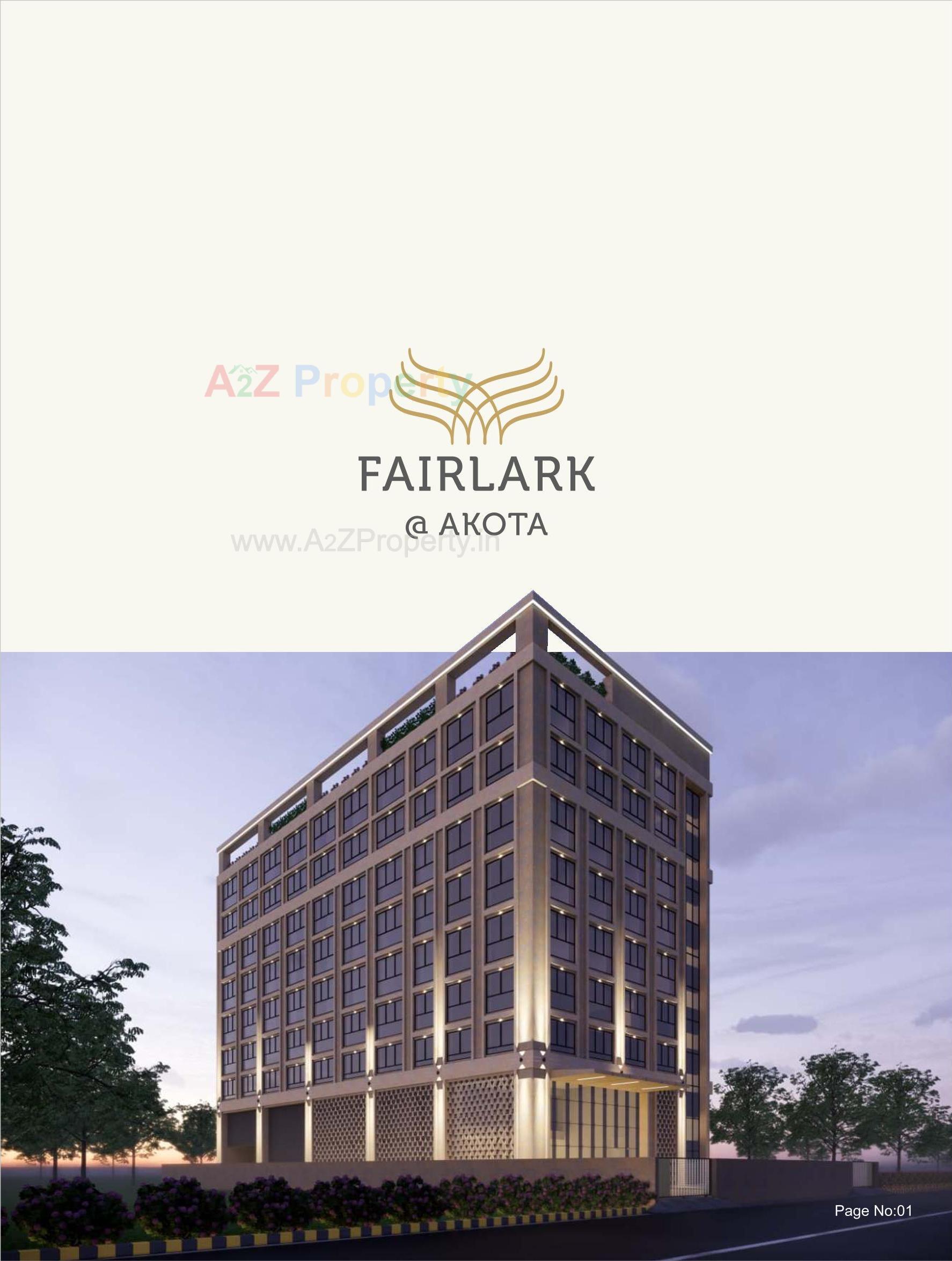 3D Elevation of real estate project Fairlark located at Akota, Vadodara, Gujarat