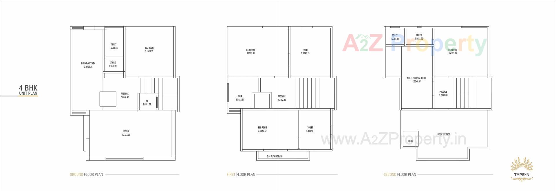 Layout of real estate project Florance Elegance located at Sevasi, Vadodara, Gujarat