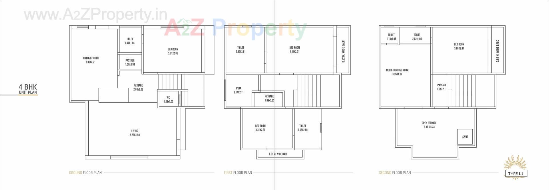Layout of real estate project Florance Elegance located at Sevasi, Vadodara, Gujarat