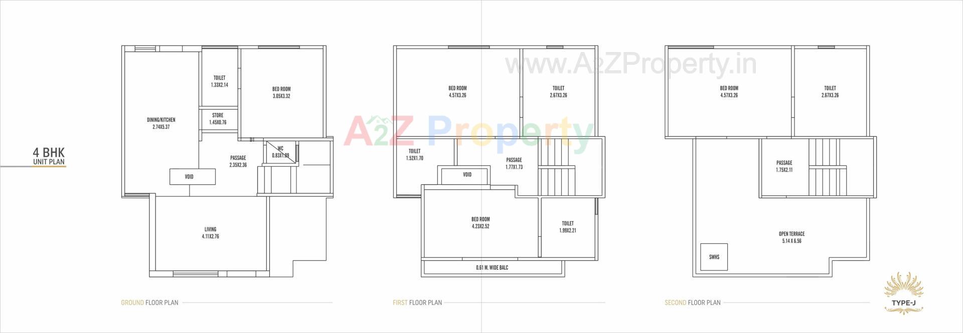 Layout of real estate project Florance Elegance located at Sevasi, Vadodara, Gujarat