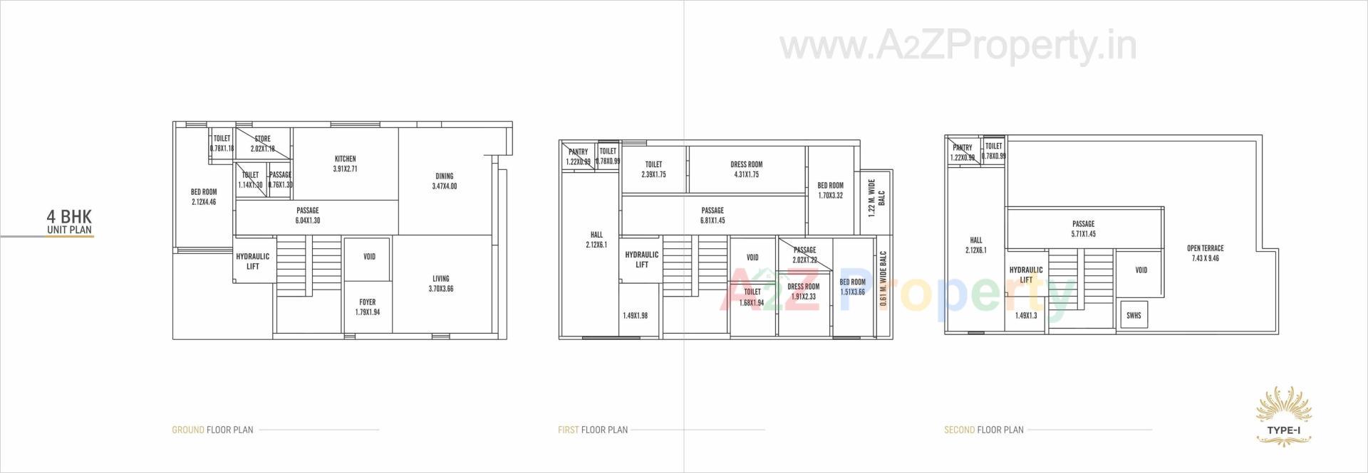 Layout of real estate project Florance Elegance located at Sevasi, Vadodara, Gujarat