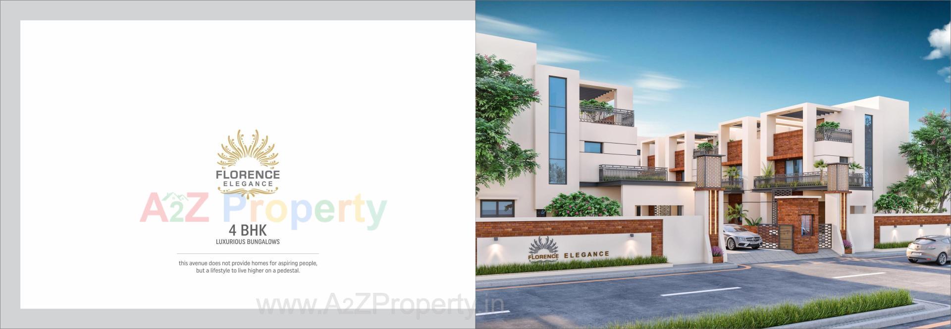 3D Elevation of real estate project Florance Elegance located at Sevasi, Vadodara, Gujarat