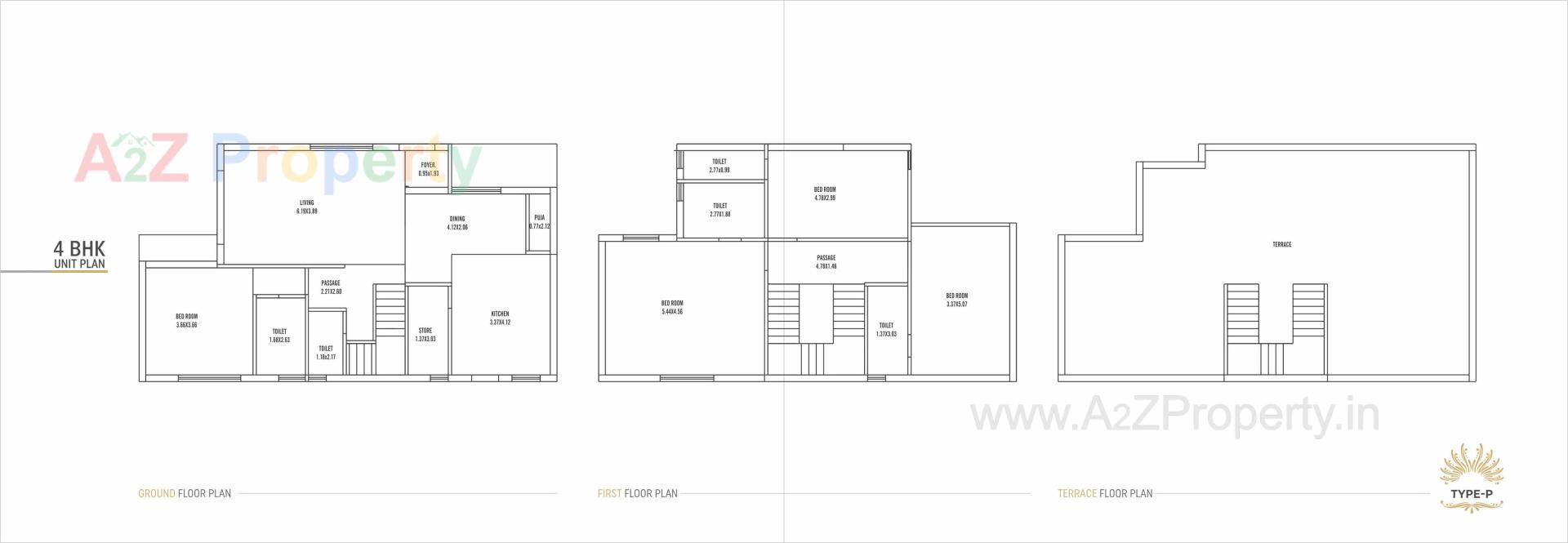 Layout of real estate project Florance Elegance located at Sevasi, Vadodara, Gujarat