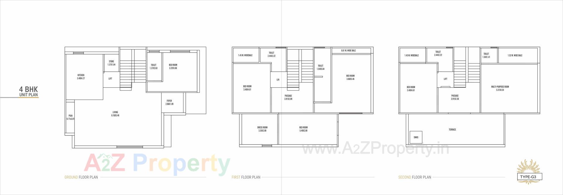 Layout of real estate project Florance Elegance located at Sevasi, Vadodara, Gujarat