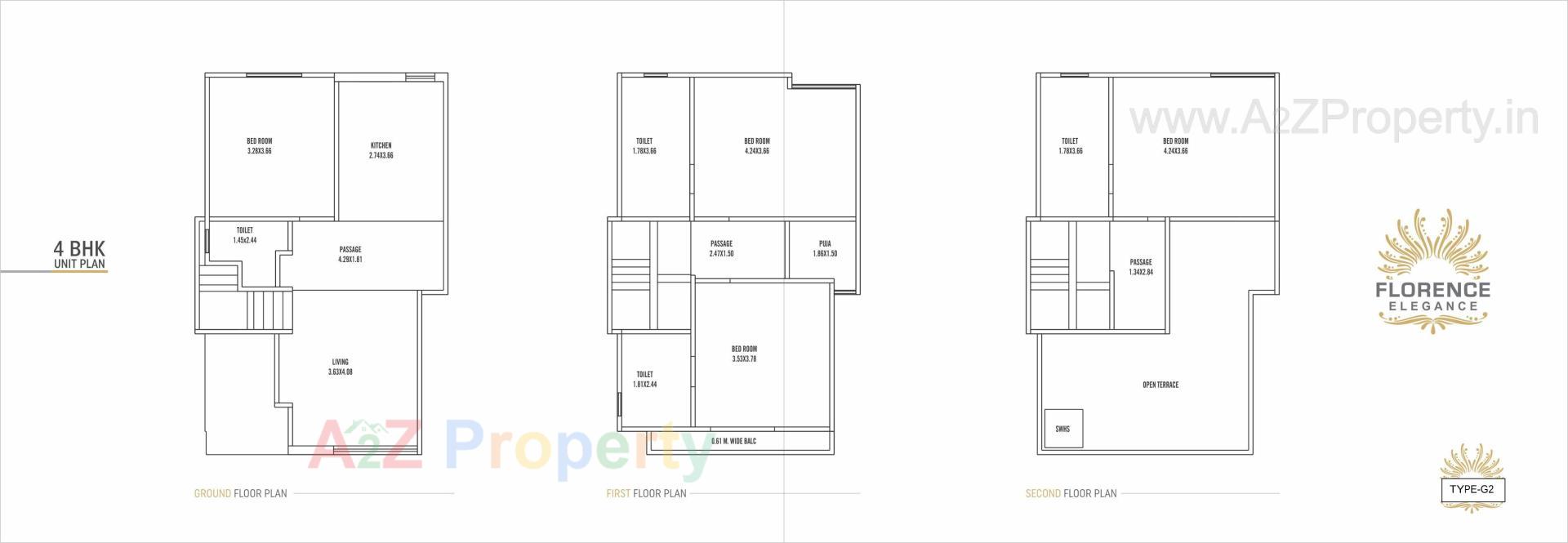 Layout of real estate project Florance Elegance located at Sevasi, Vadodara, Gujarat
