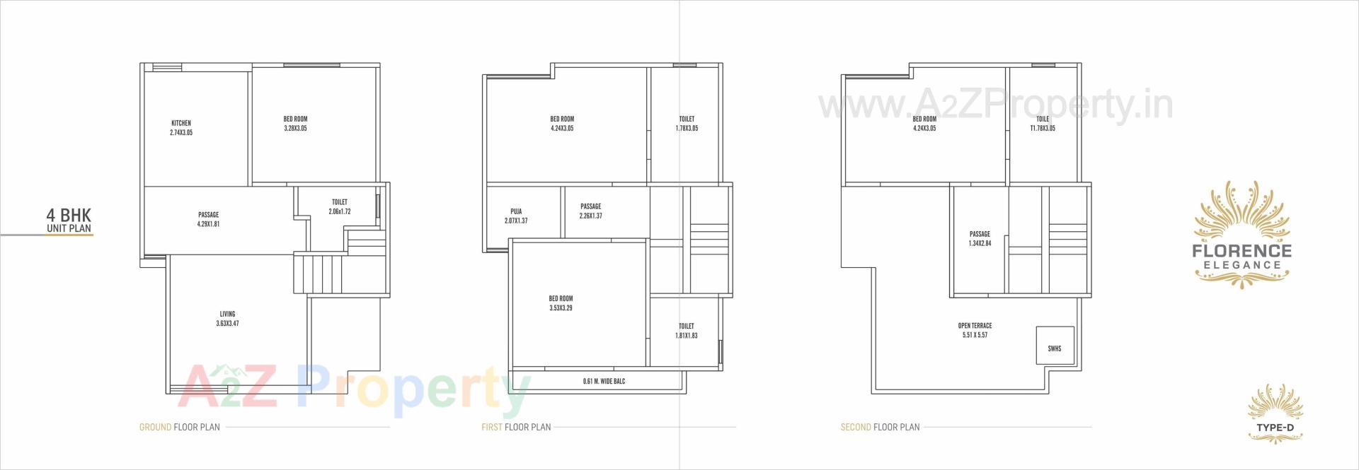 Layout of real estate project Florance Elegance located at Sevasi, Vadodara, Gujarat